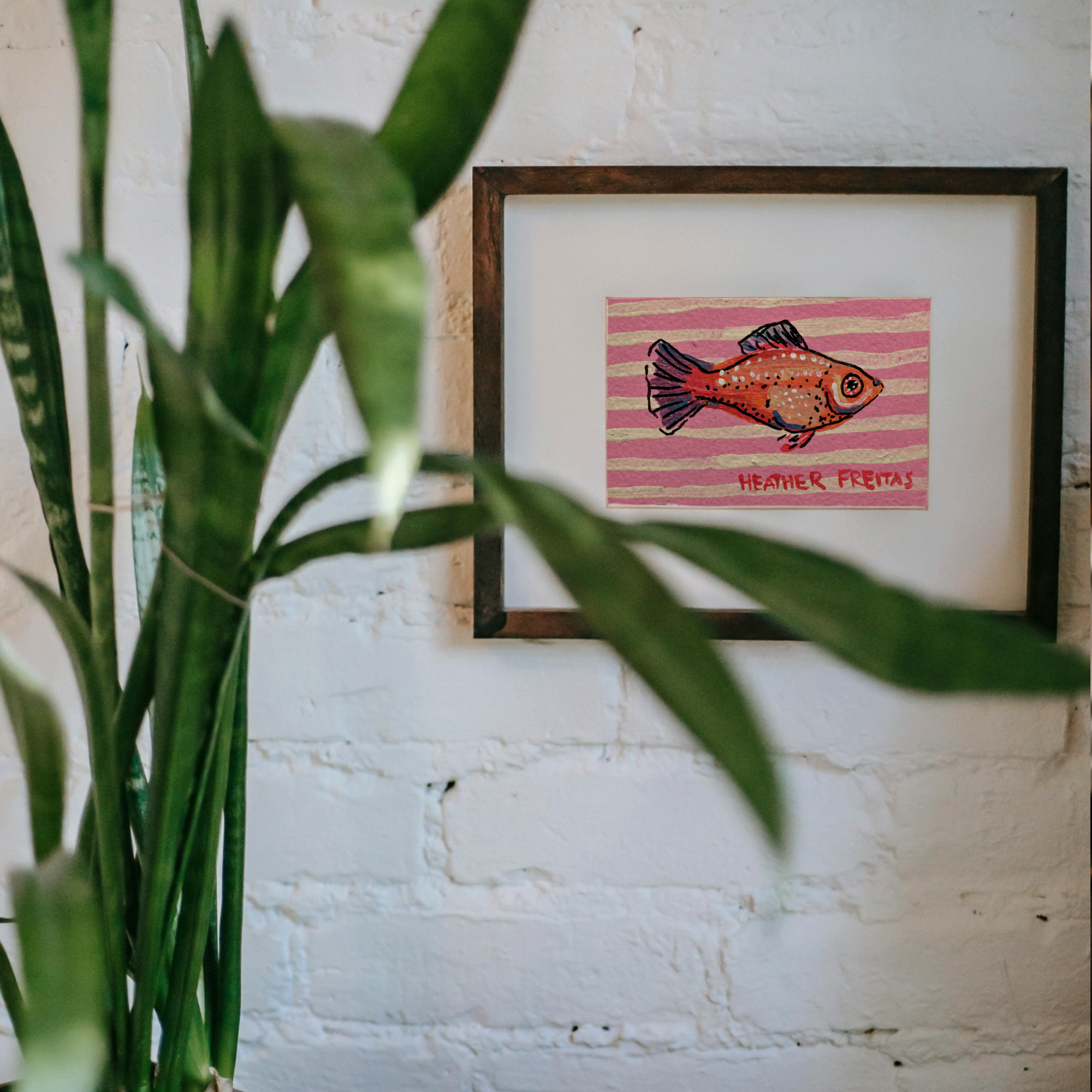 Platty Fish Mini Fine Art Print