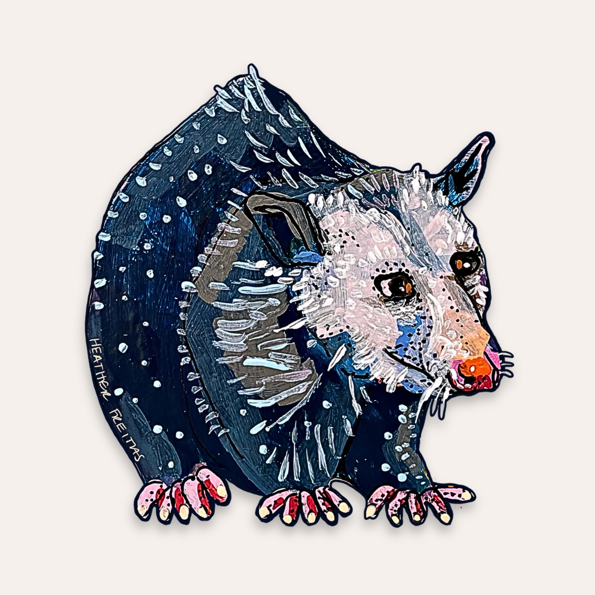 Opossum Sticker