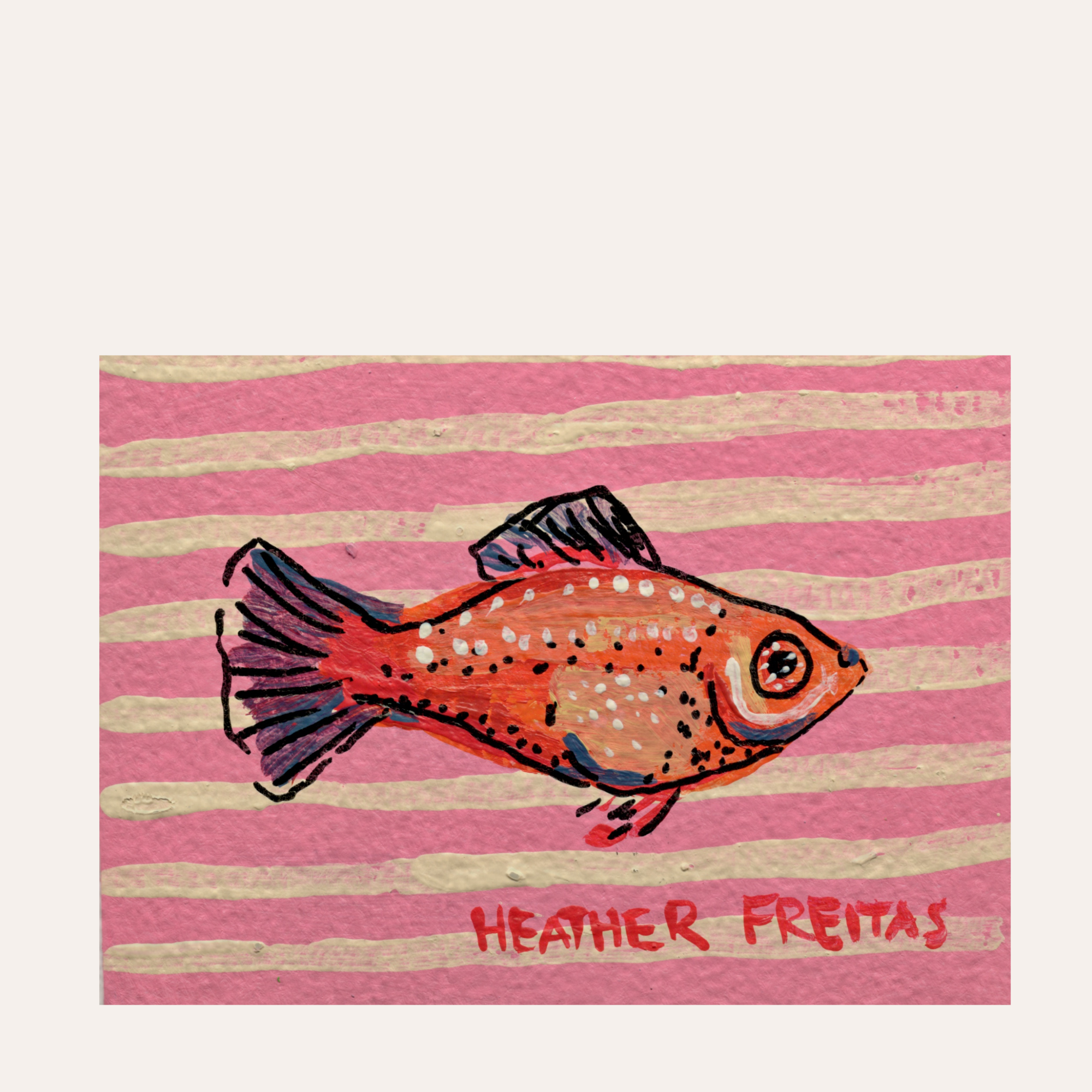 Platty Fish Mini Fine Art Print