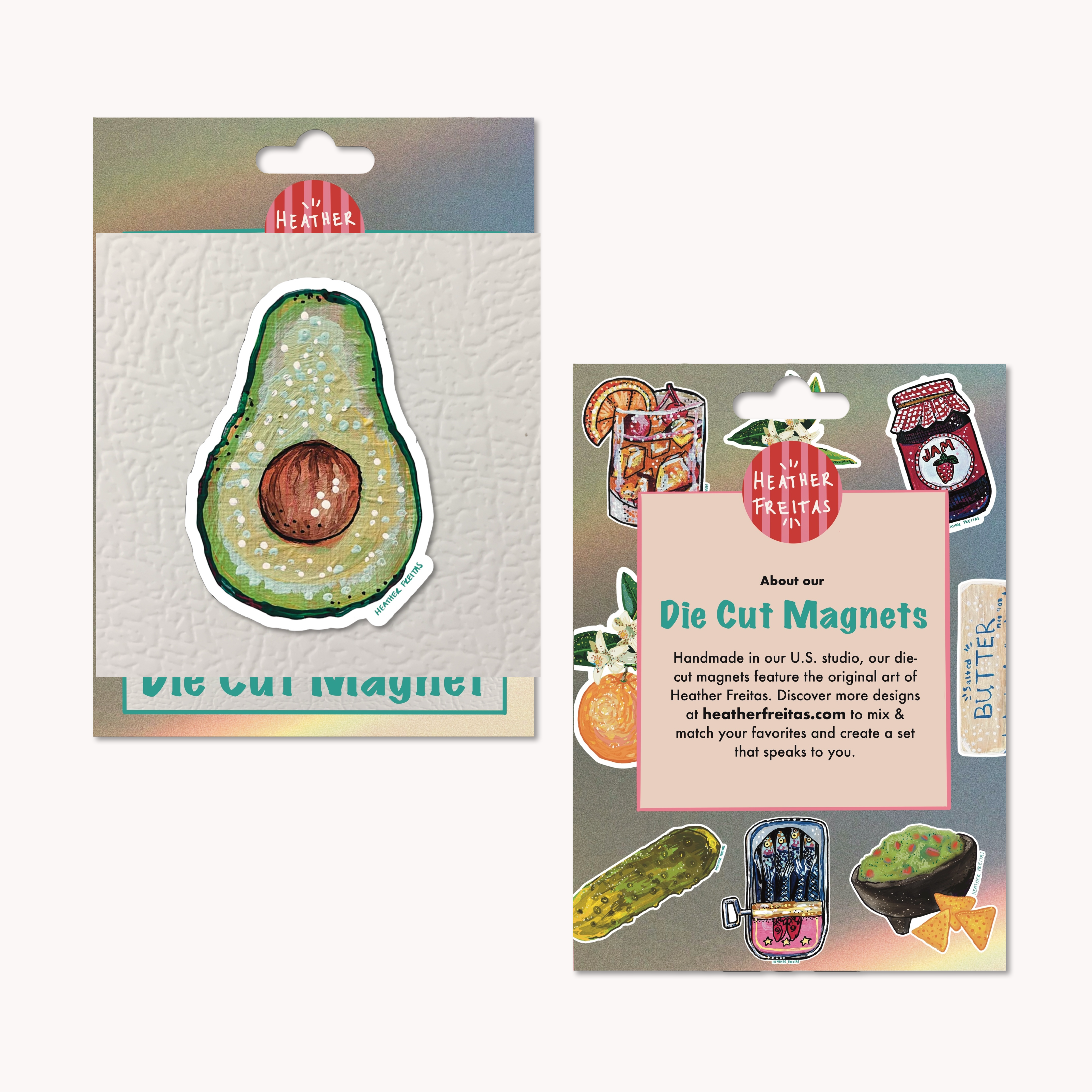 Avocado Magnet ( Die-Cut )