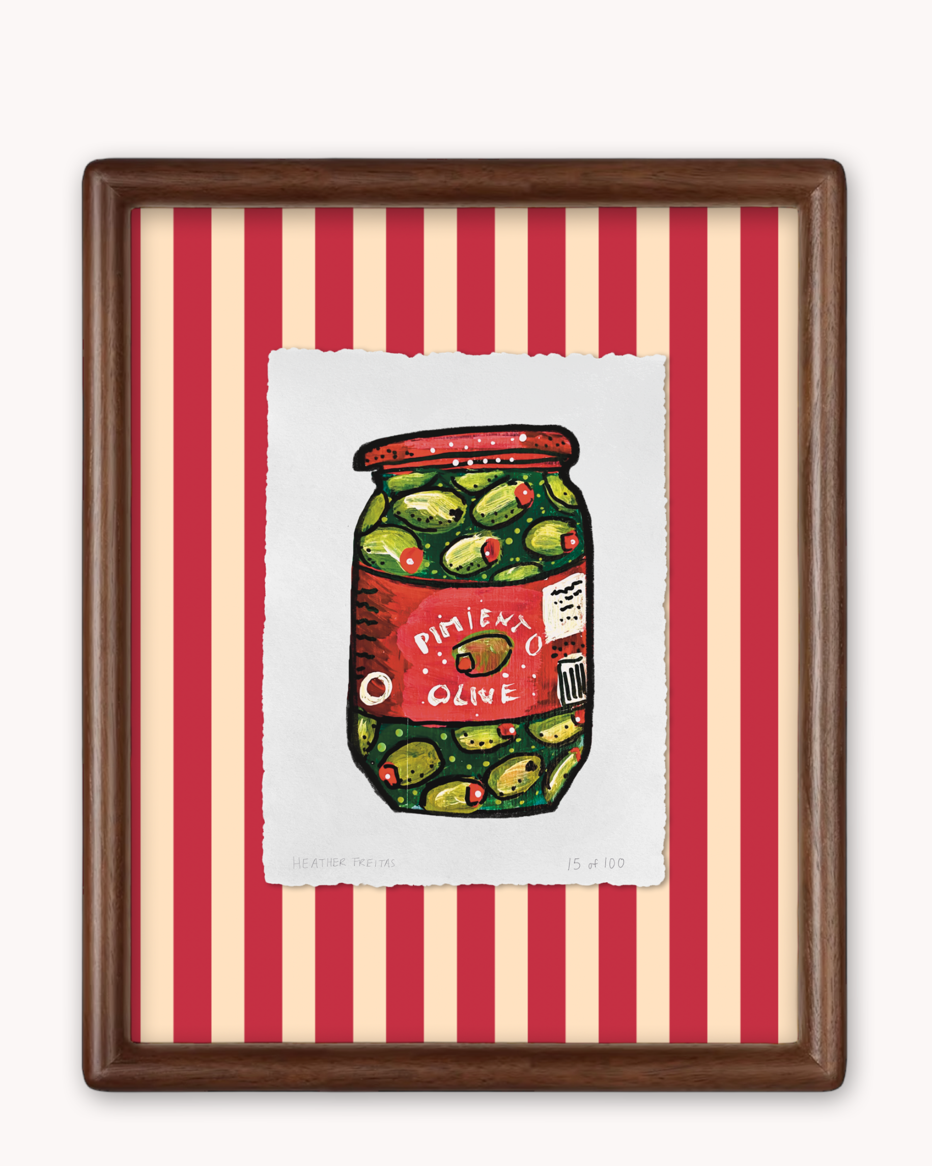 Olives Limited Edition Framed Print