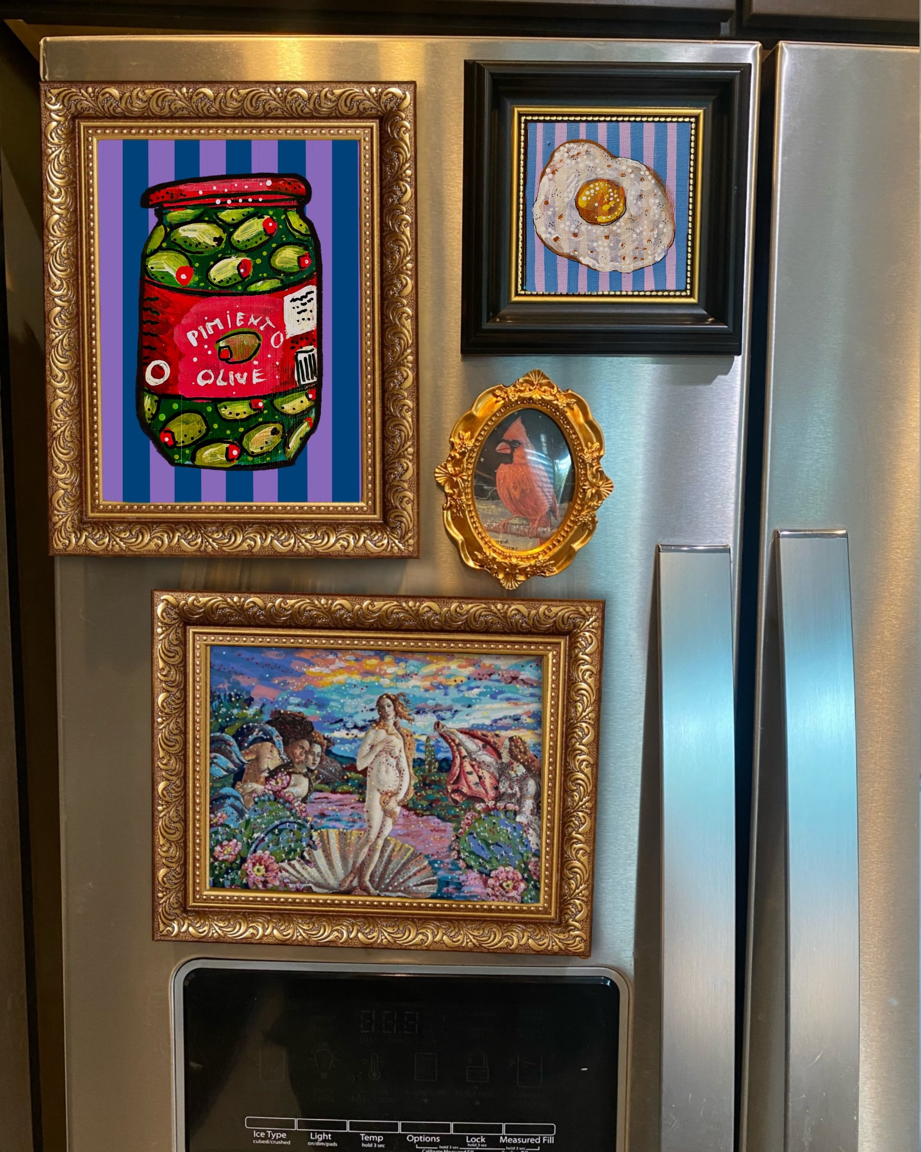 Egg Framed Magnet ( Medium )