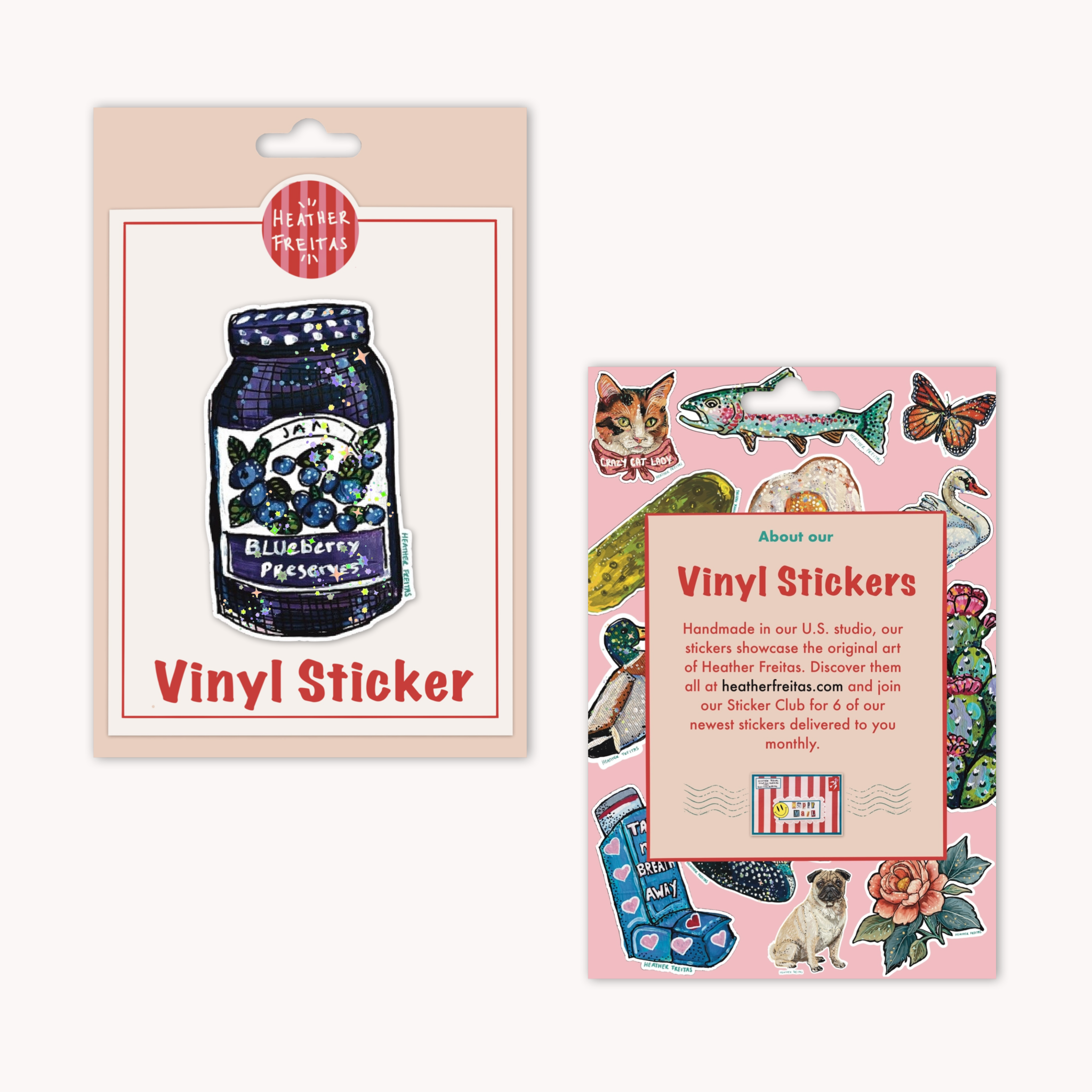 Blueberry Jam Sticker