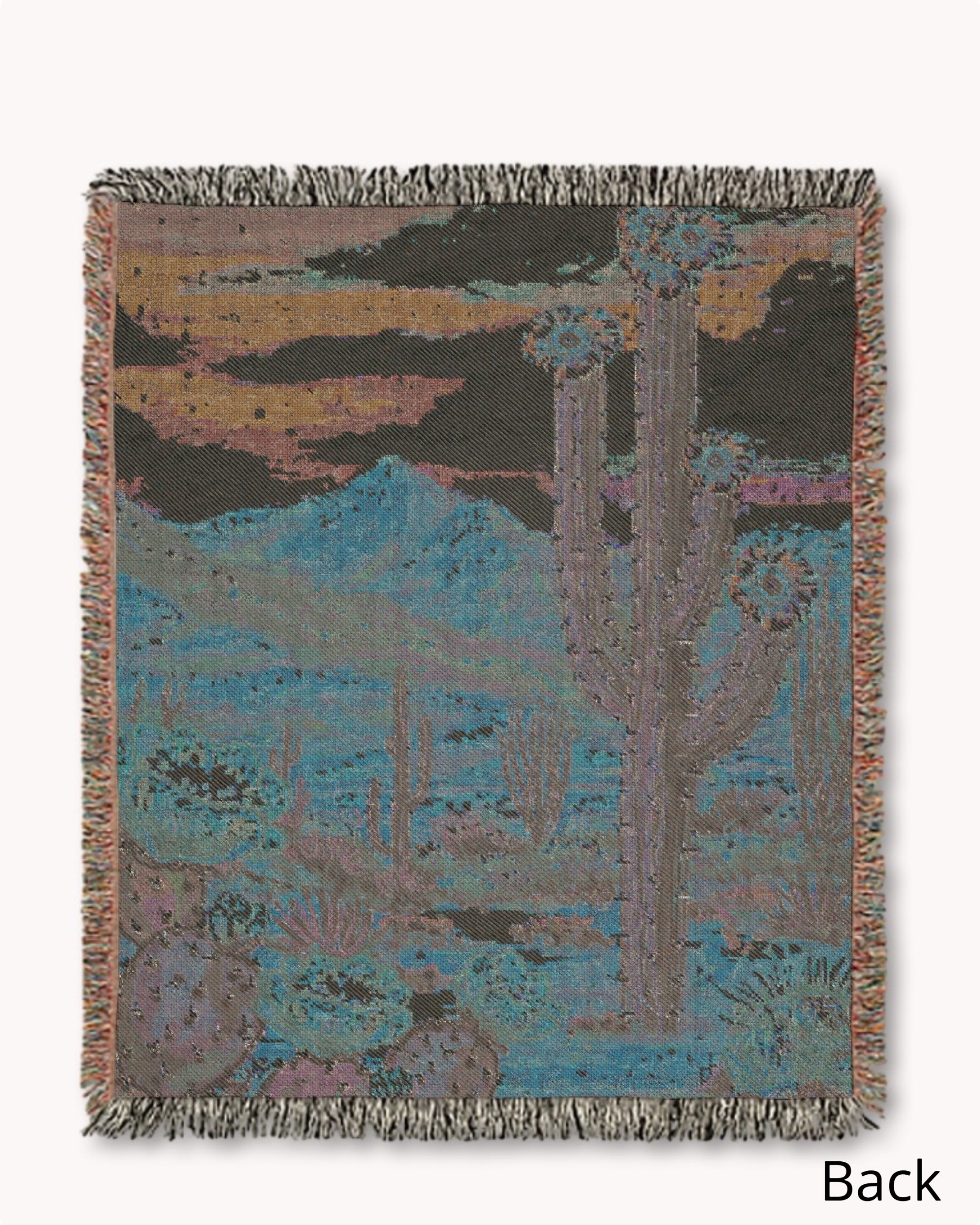 Desert Paradise Woven Blanket Tapestry