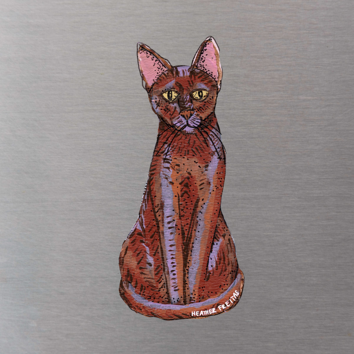 Havana Cat Magnet ( Die-Cut )