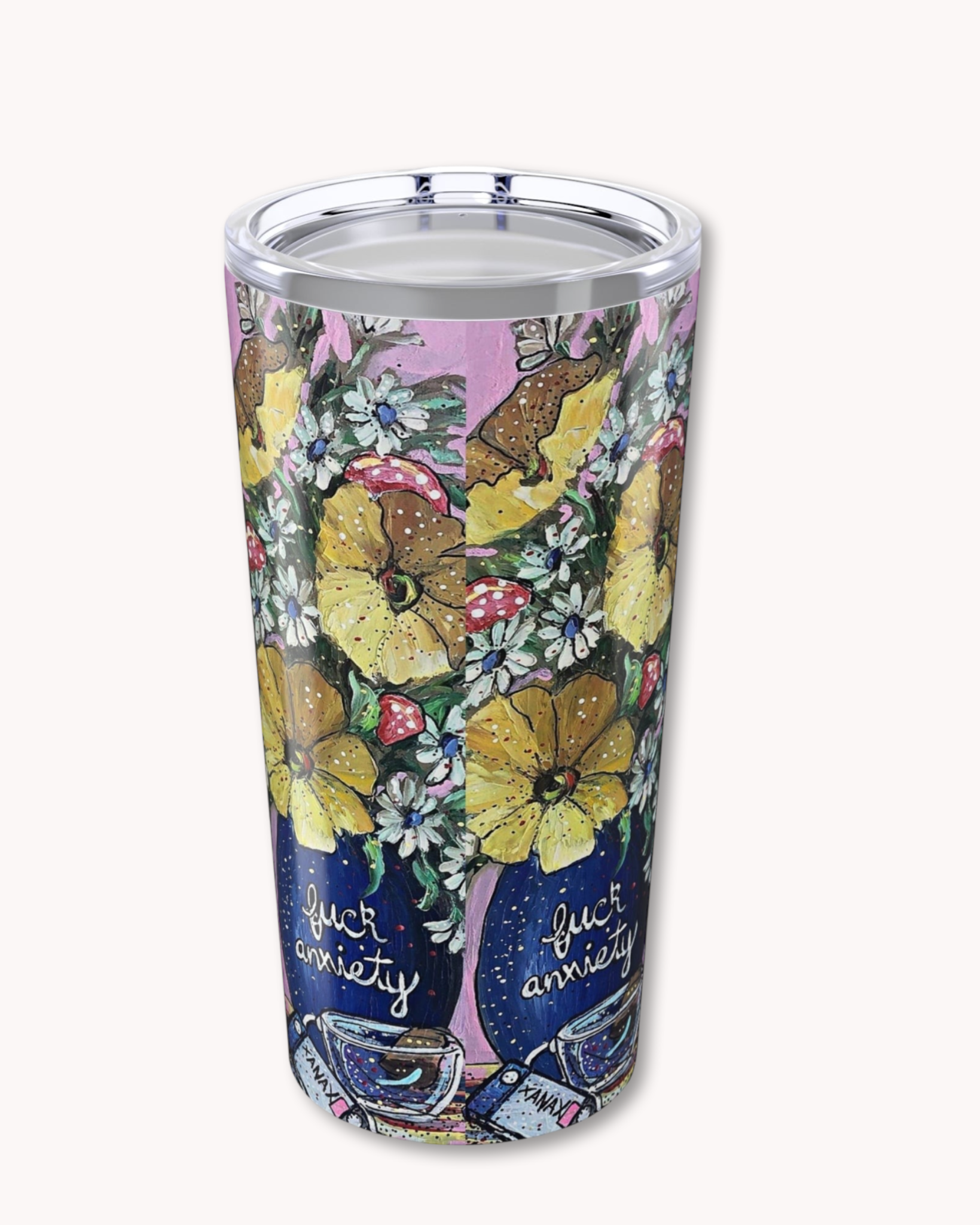 Fuck Anxiety 20oz Tumbler