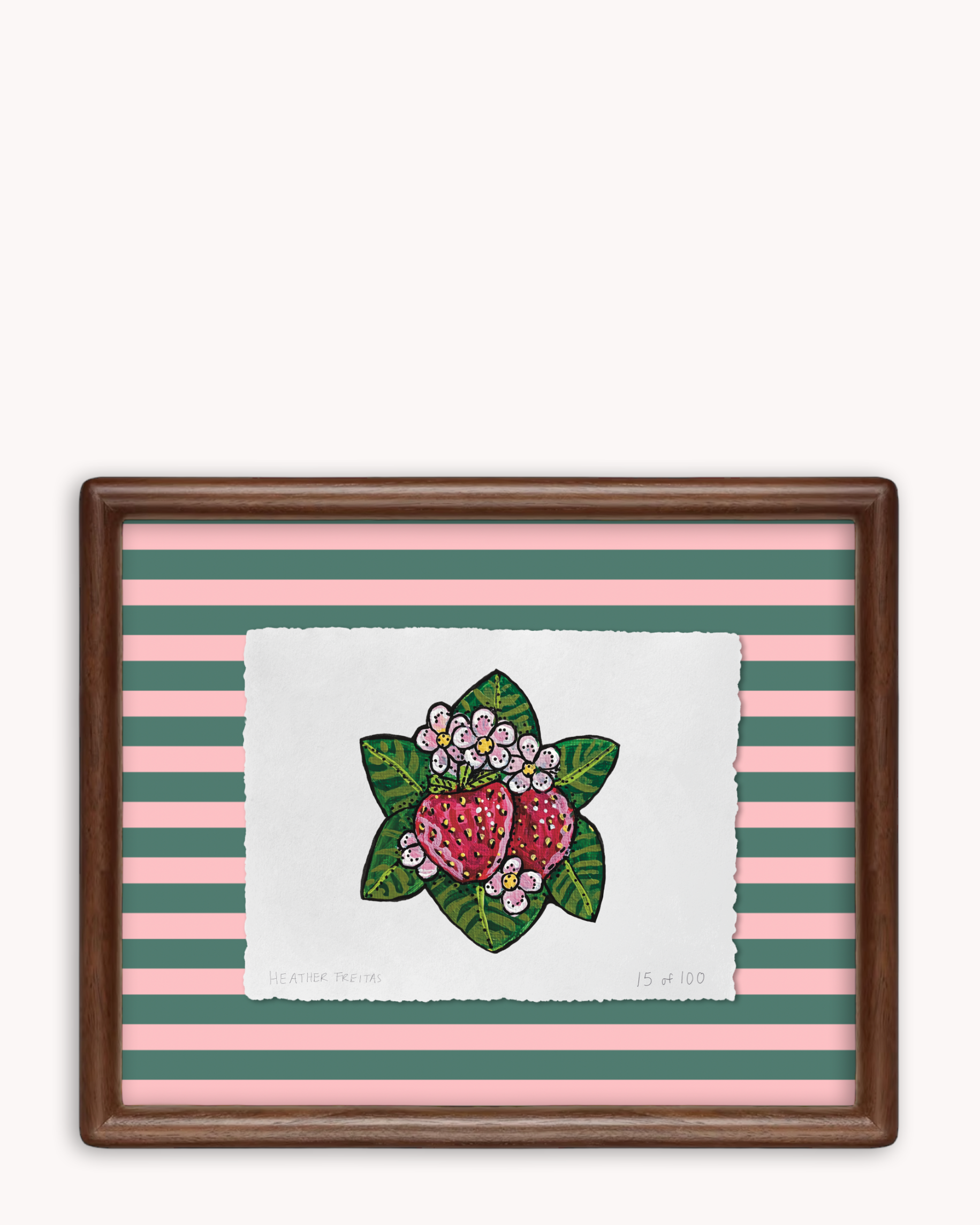 Strawberry Limited Edition Framed Print