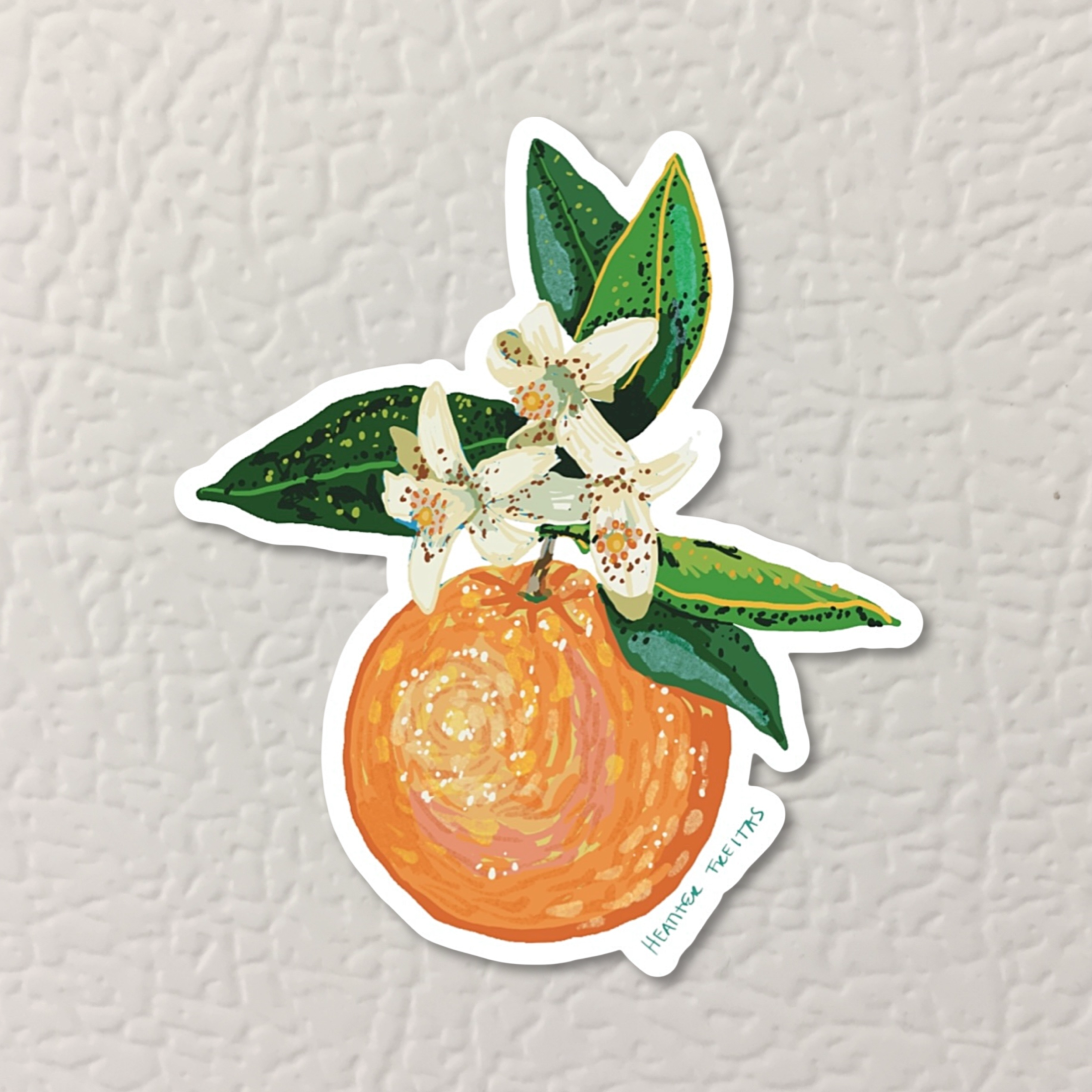 Orange Blossom Magnet ( Die-Cut )