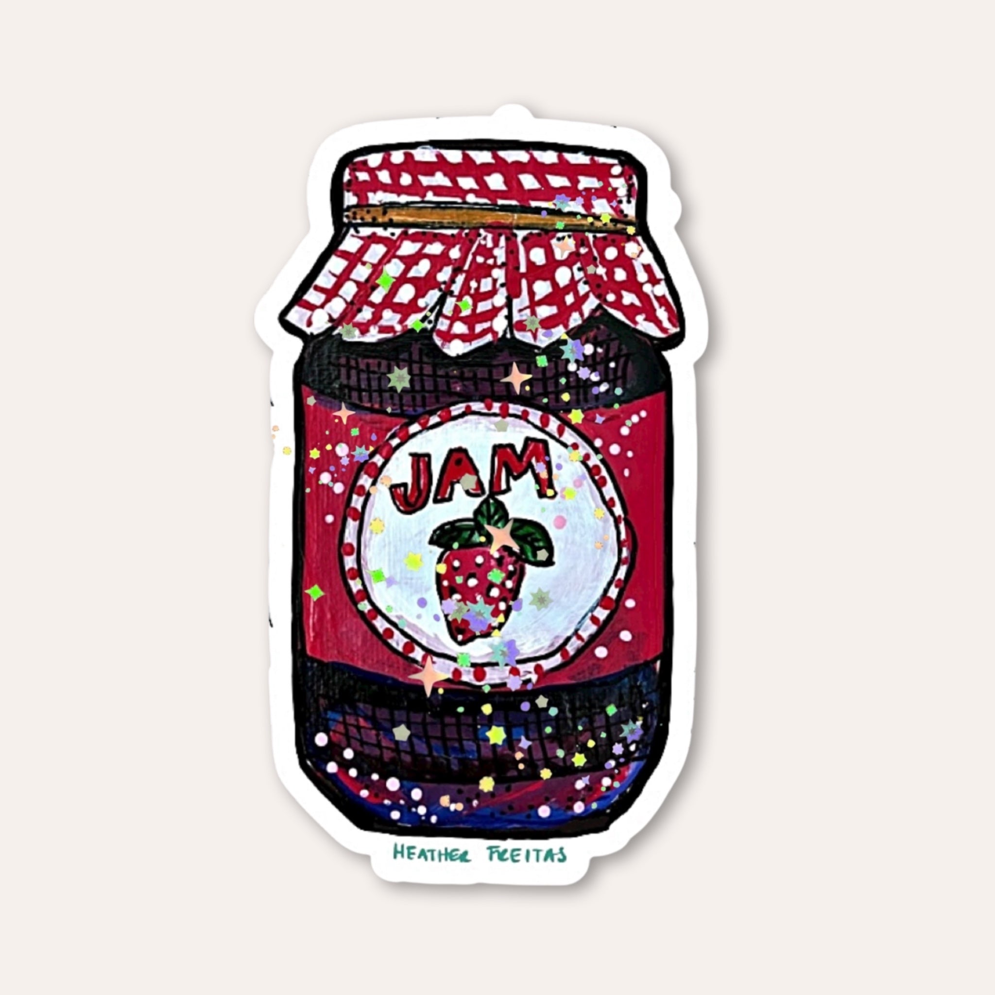 Strawberry Jam Sticker