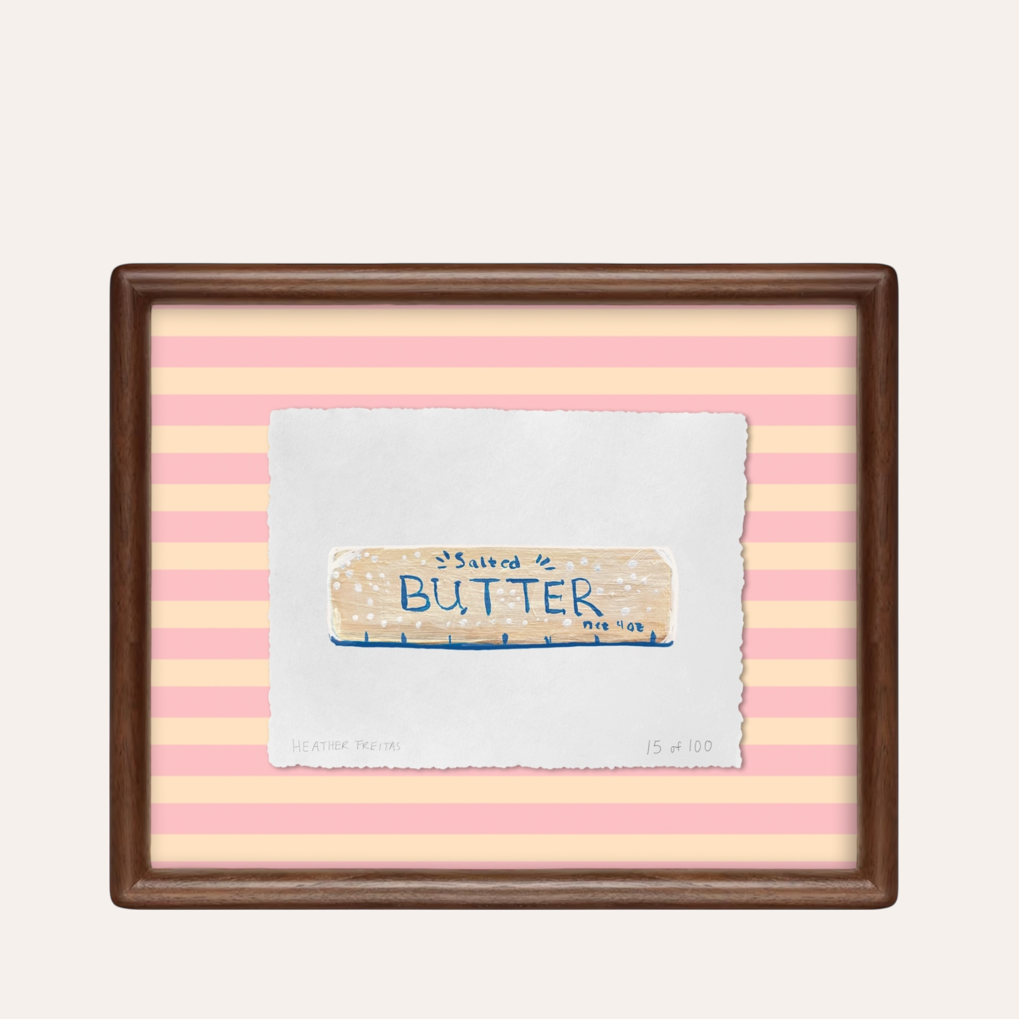 Butter Limited Edition Framed Print