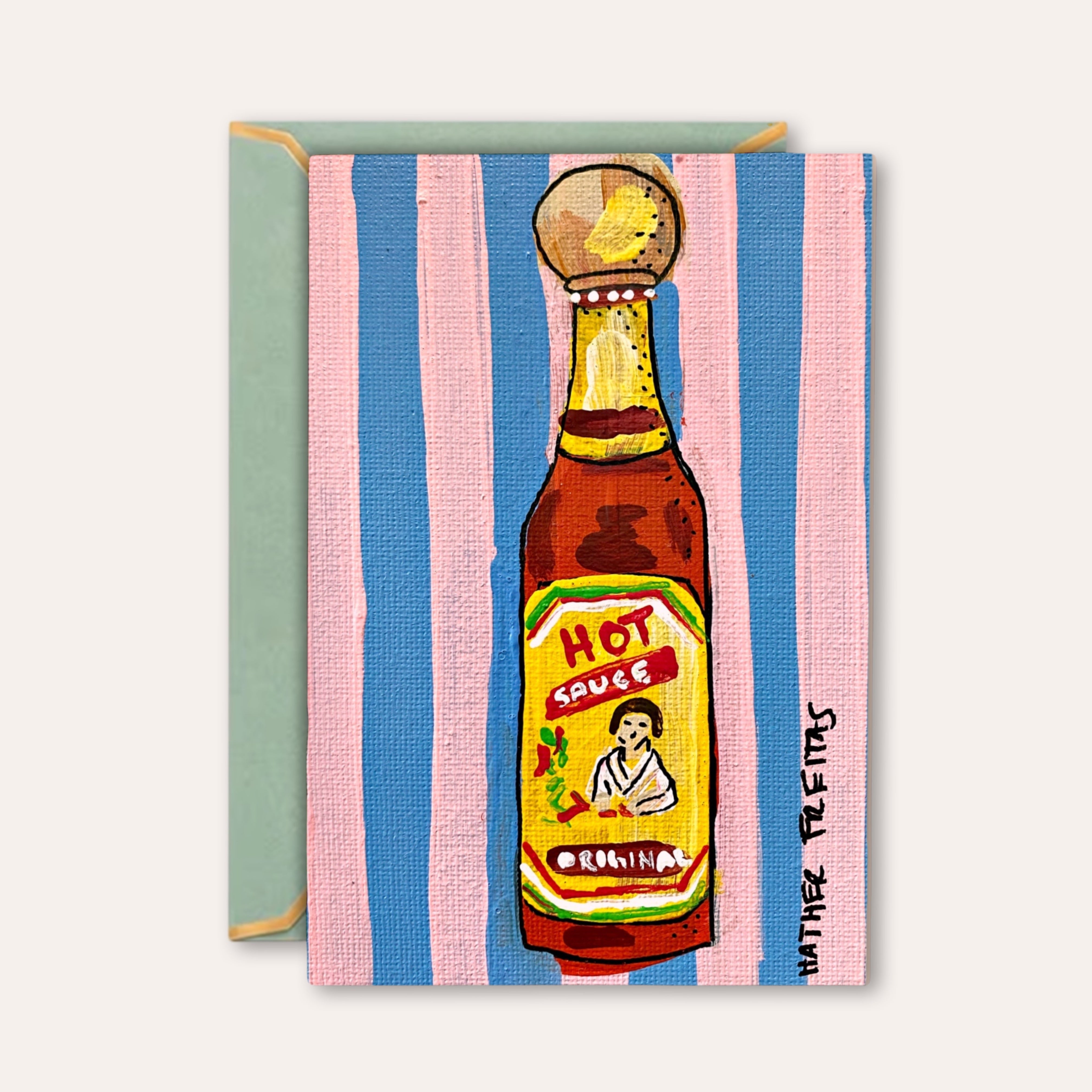 Hot Sauce Fine Art Greeting Card