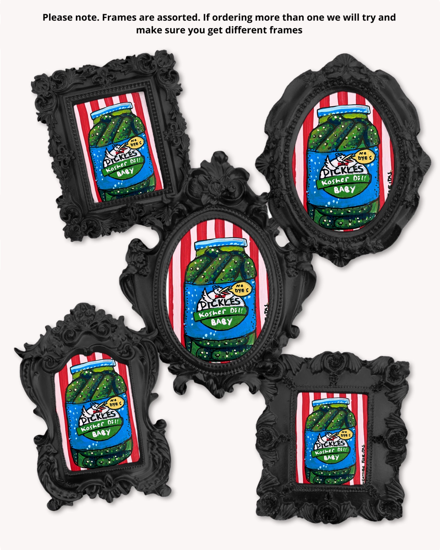 Pickles - Mini framed print