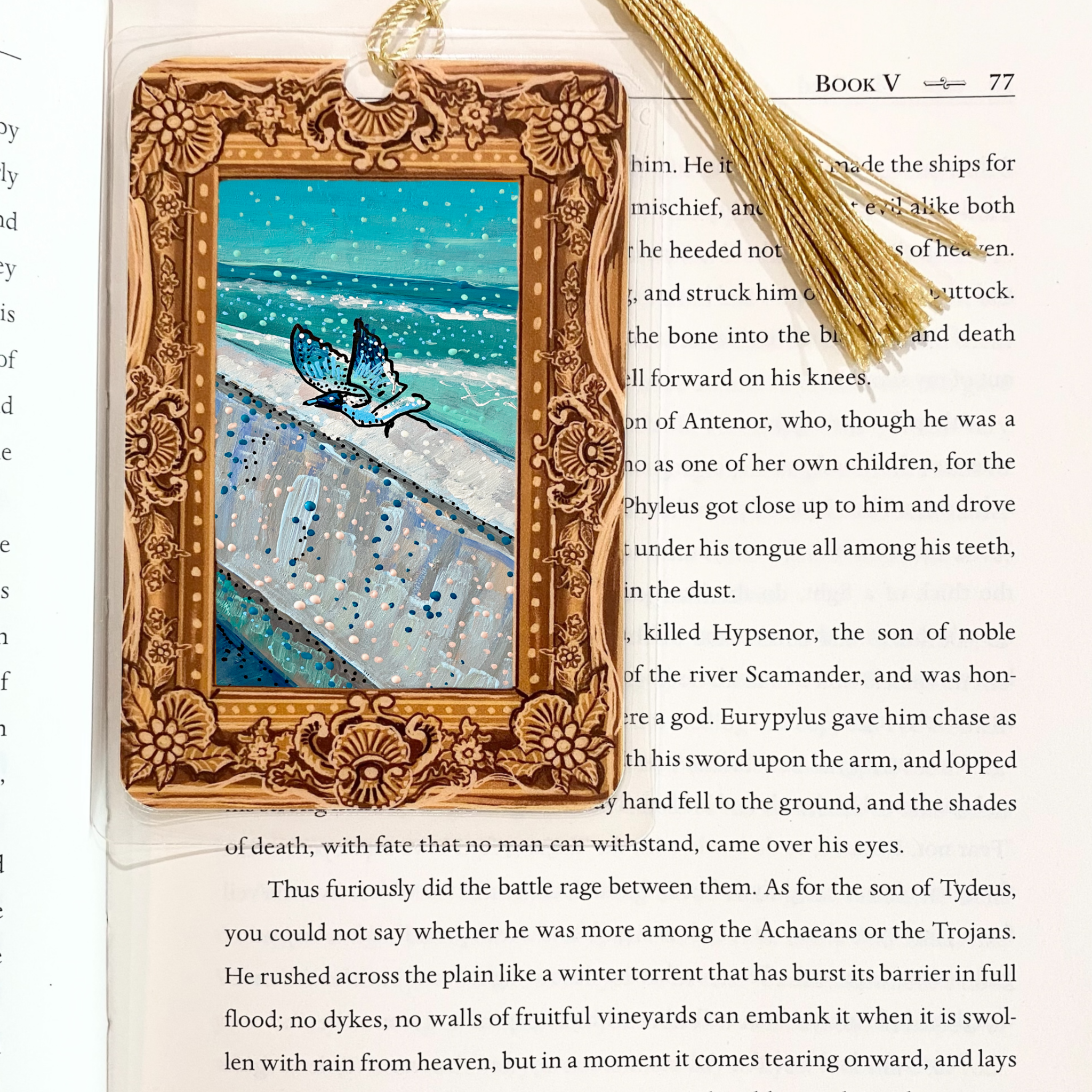 Ocean Breeze Fine Art Painting Bookmark