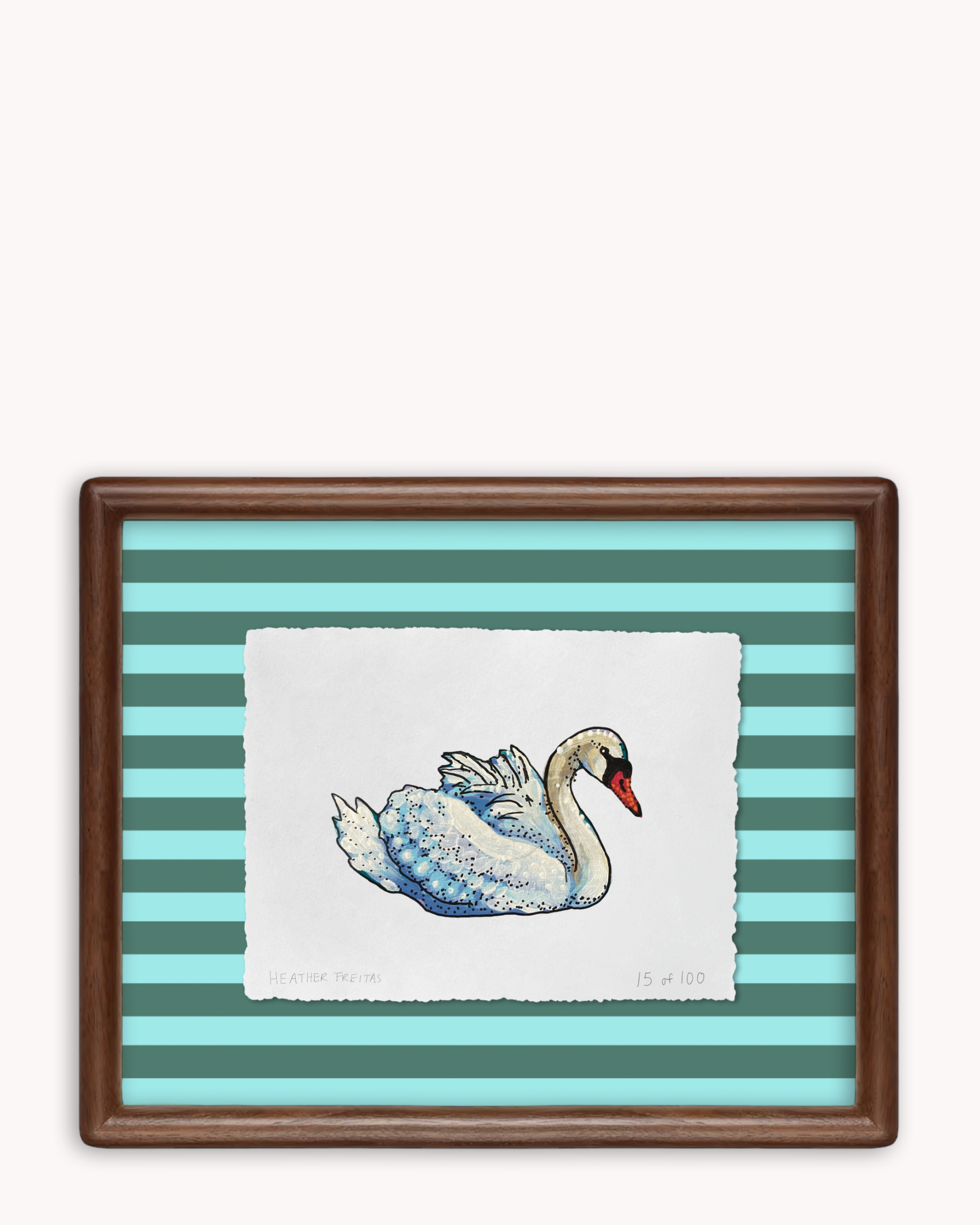 Swan Limited Edition Framed Print