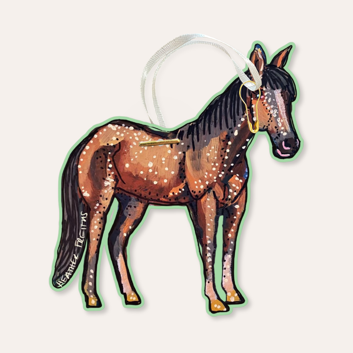 Brown Horse Gift Tag
