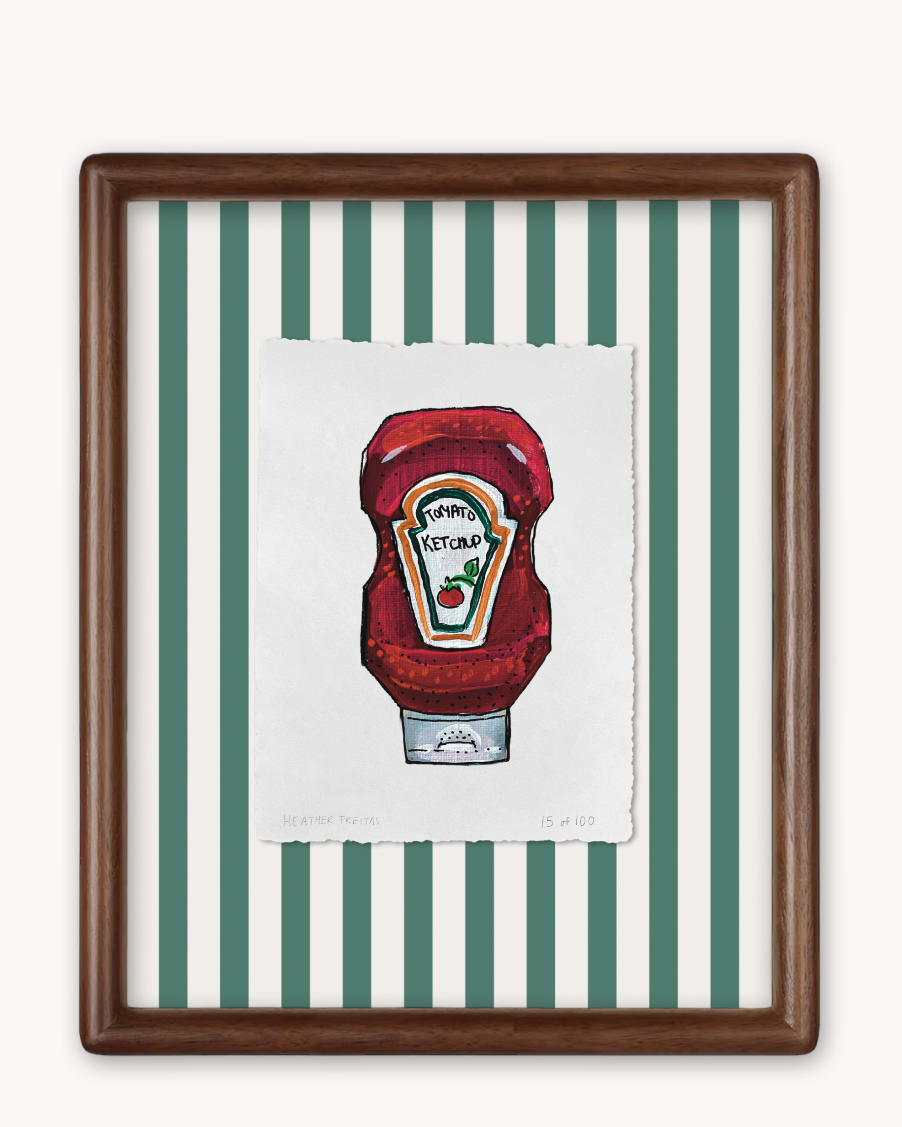 Ketchup Limited Edition Framed Print
