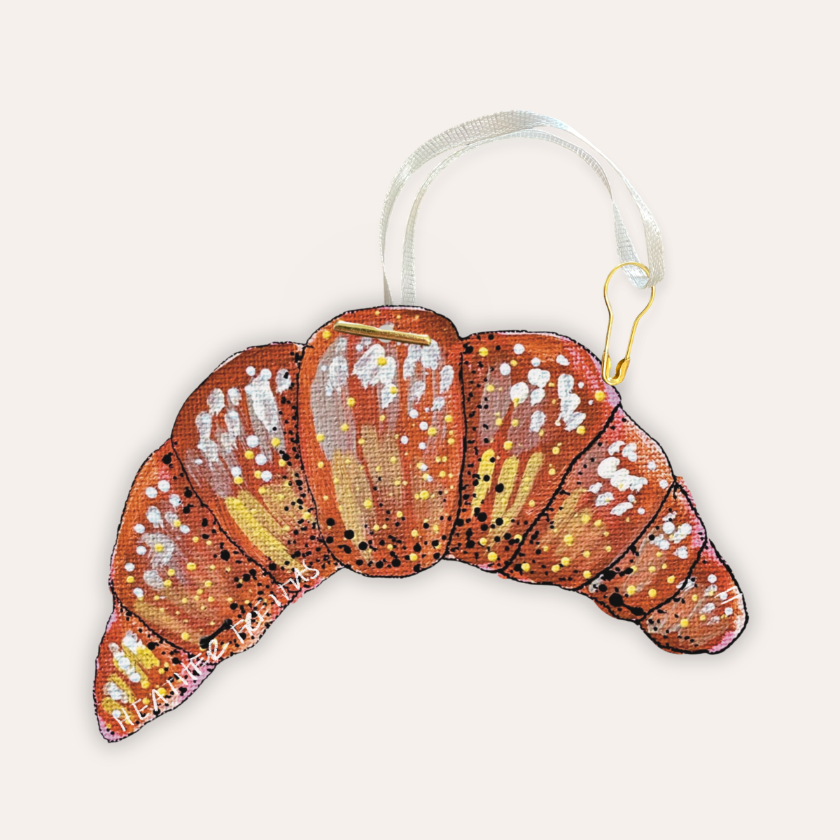 Croissant Roll Gift Tag
