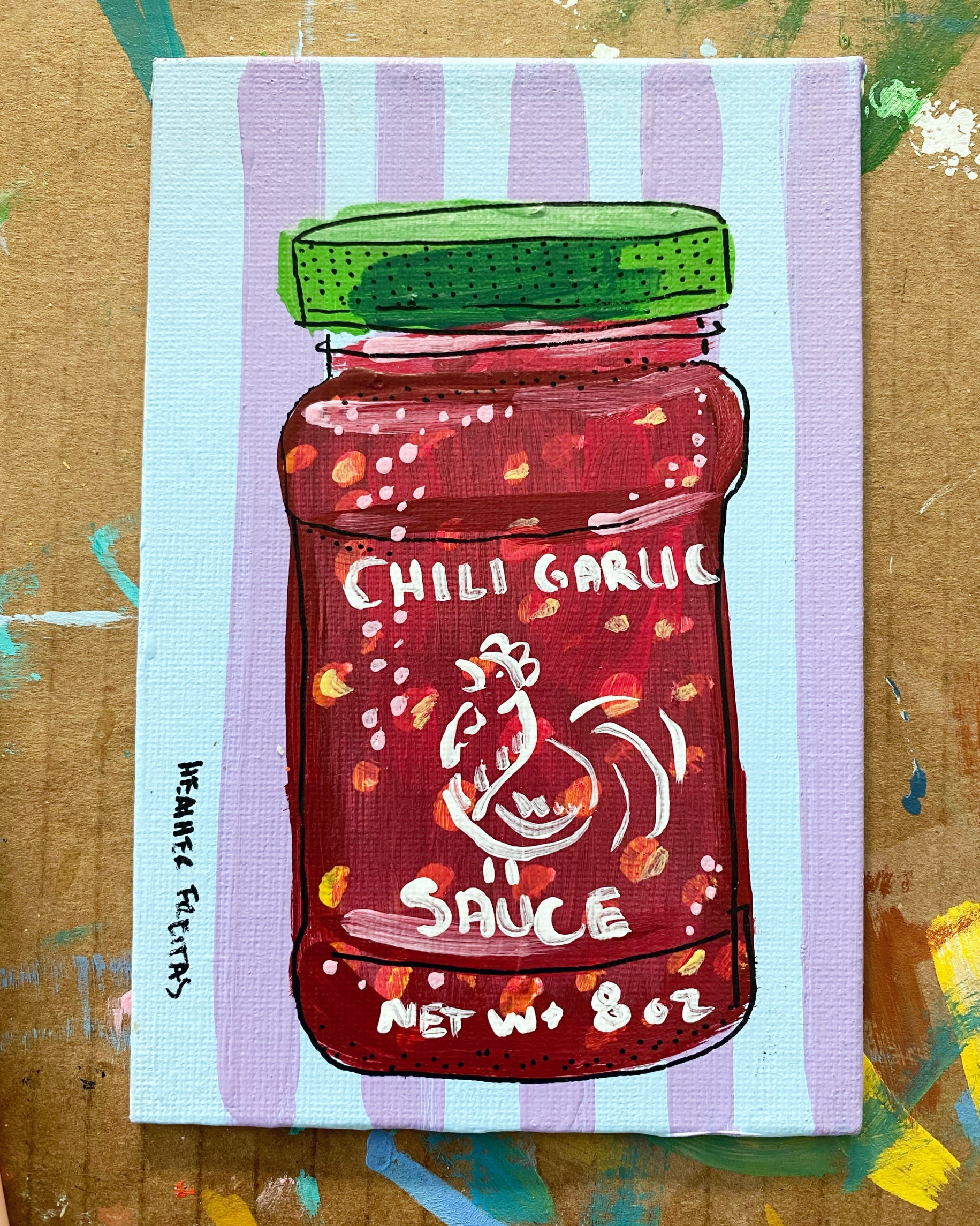 Chili Garlic Sauce ( Original Painting )