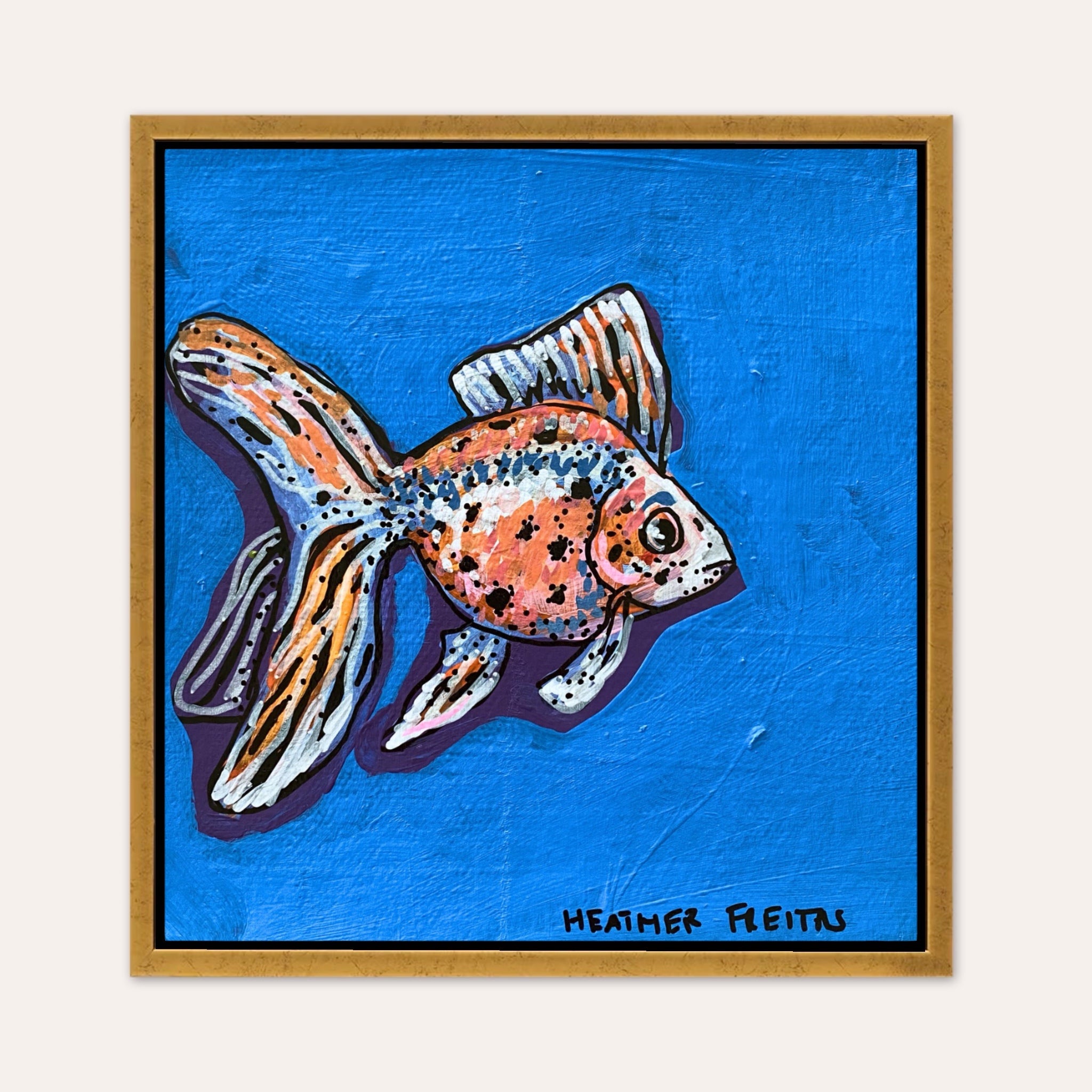 Calico Goldfish ( original painting )
