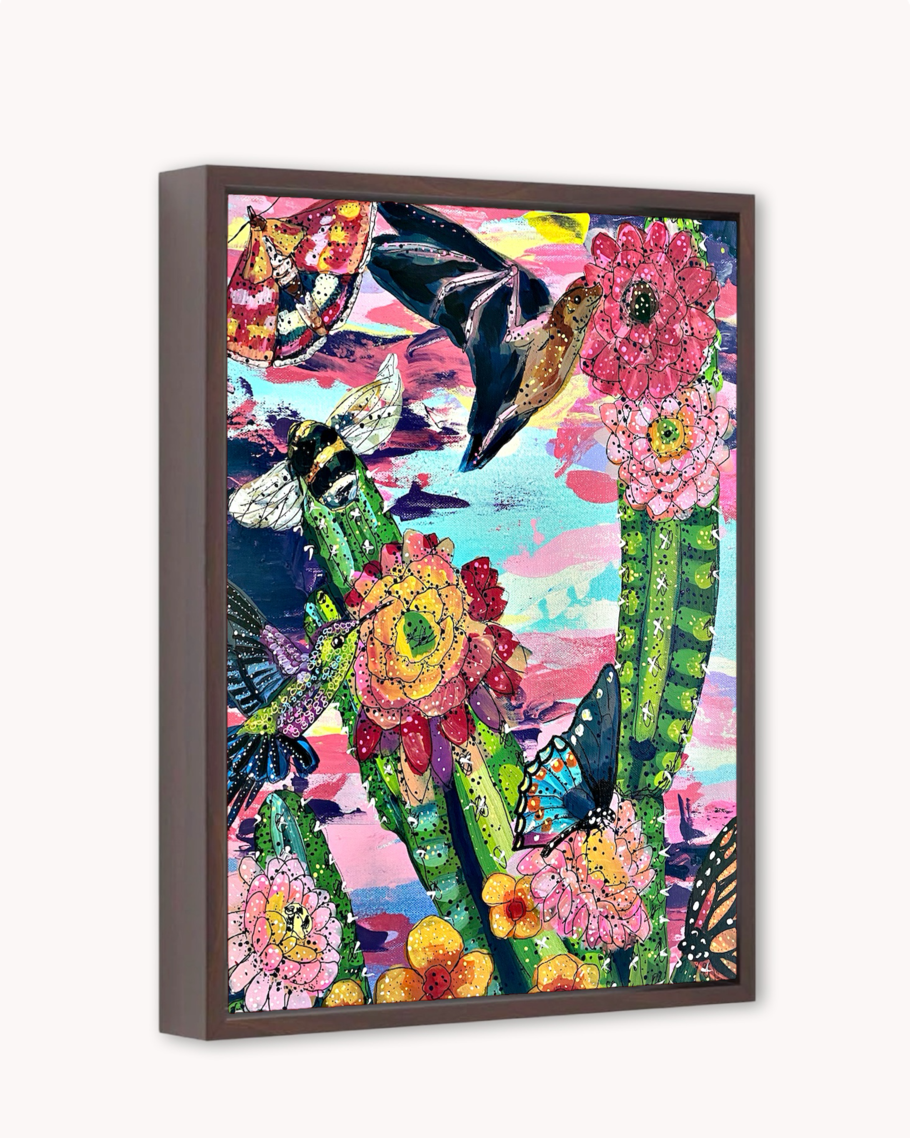 Desert Dawn Pollinators Print