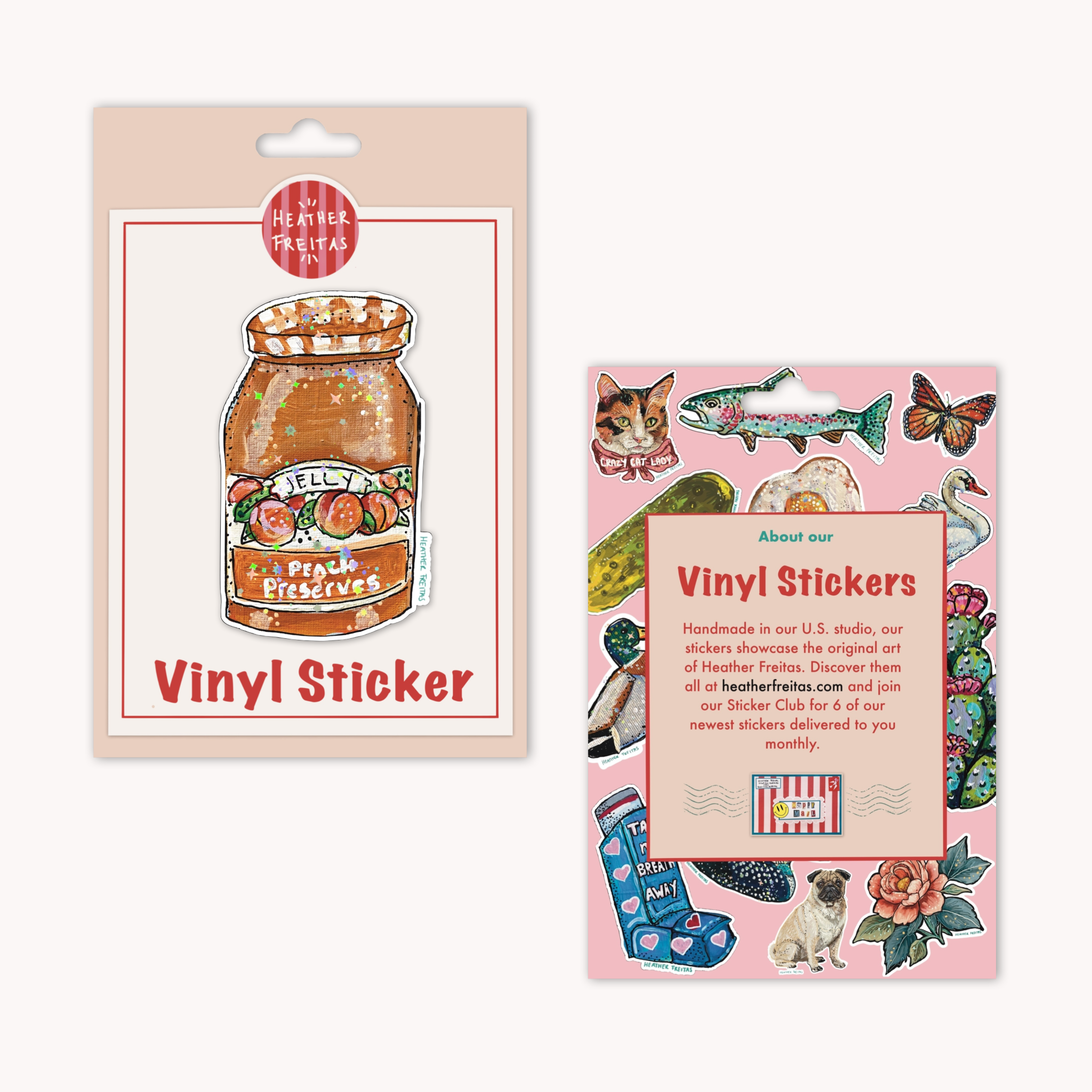 Peach Preserves Sticker