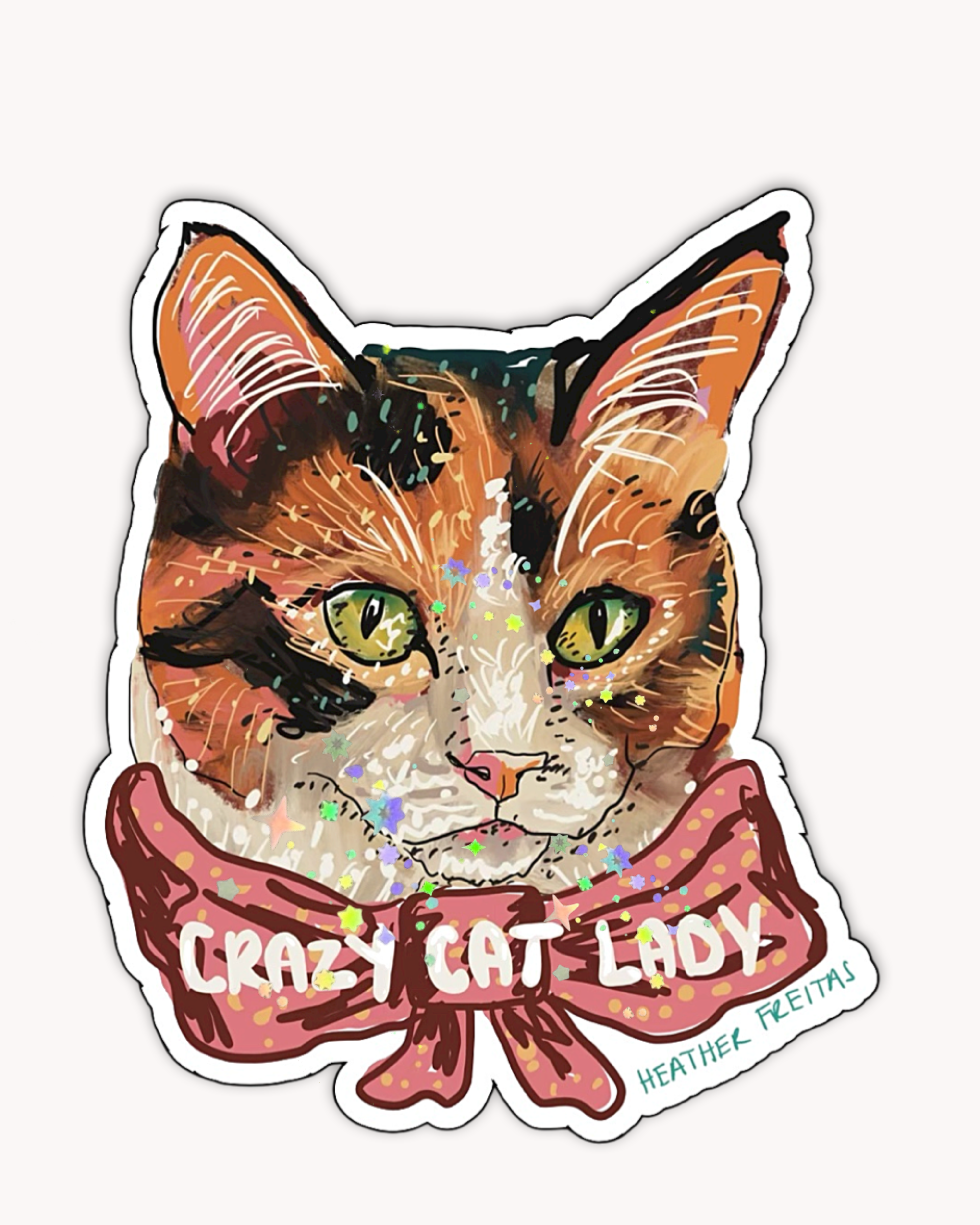 Crazy Cat Lady Sticker