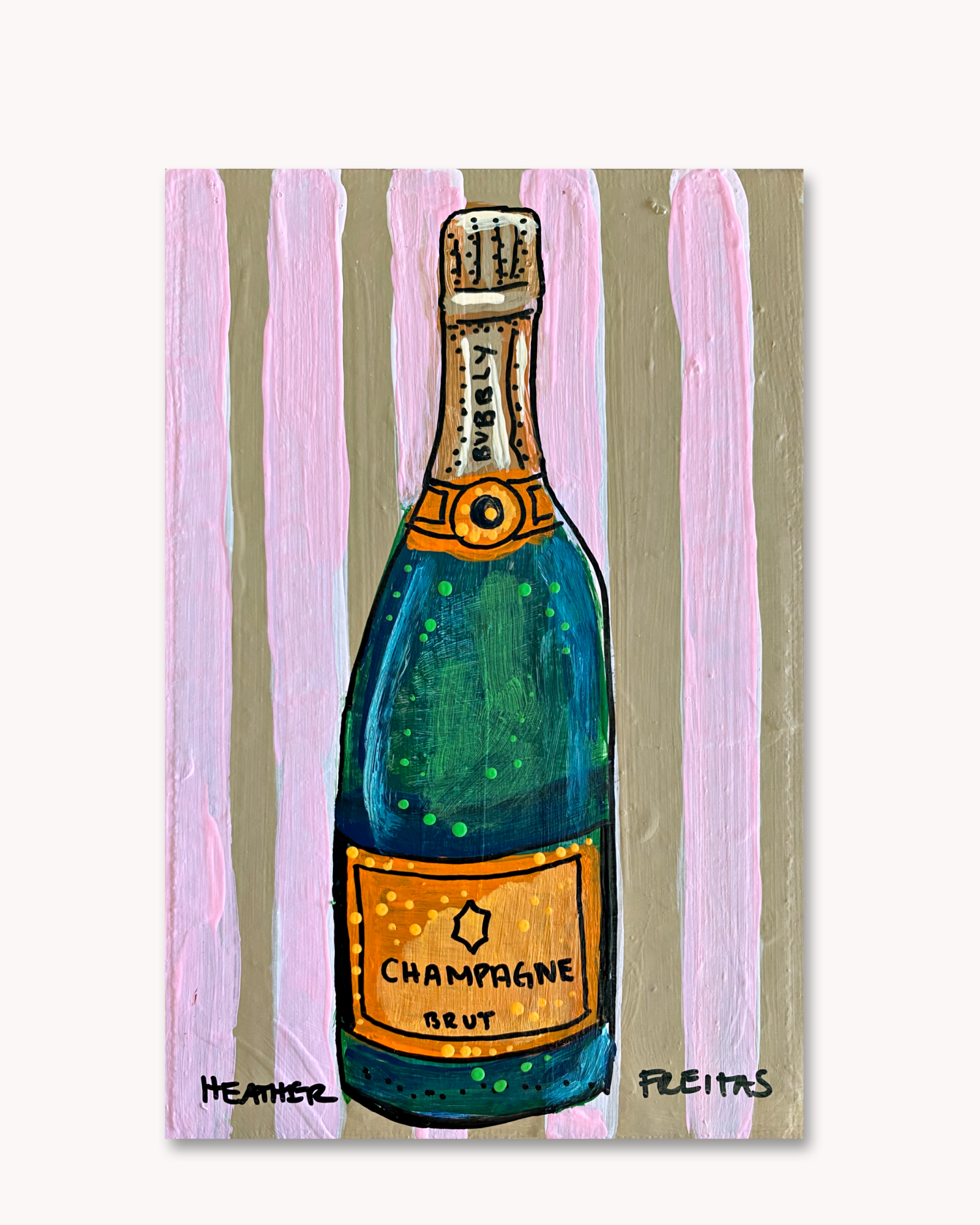 Champagne ( Original Painting )
