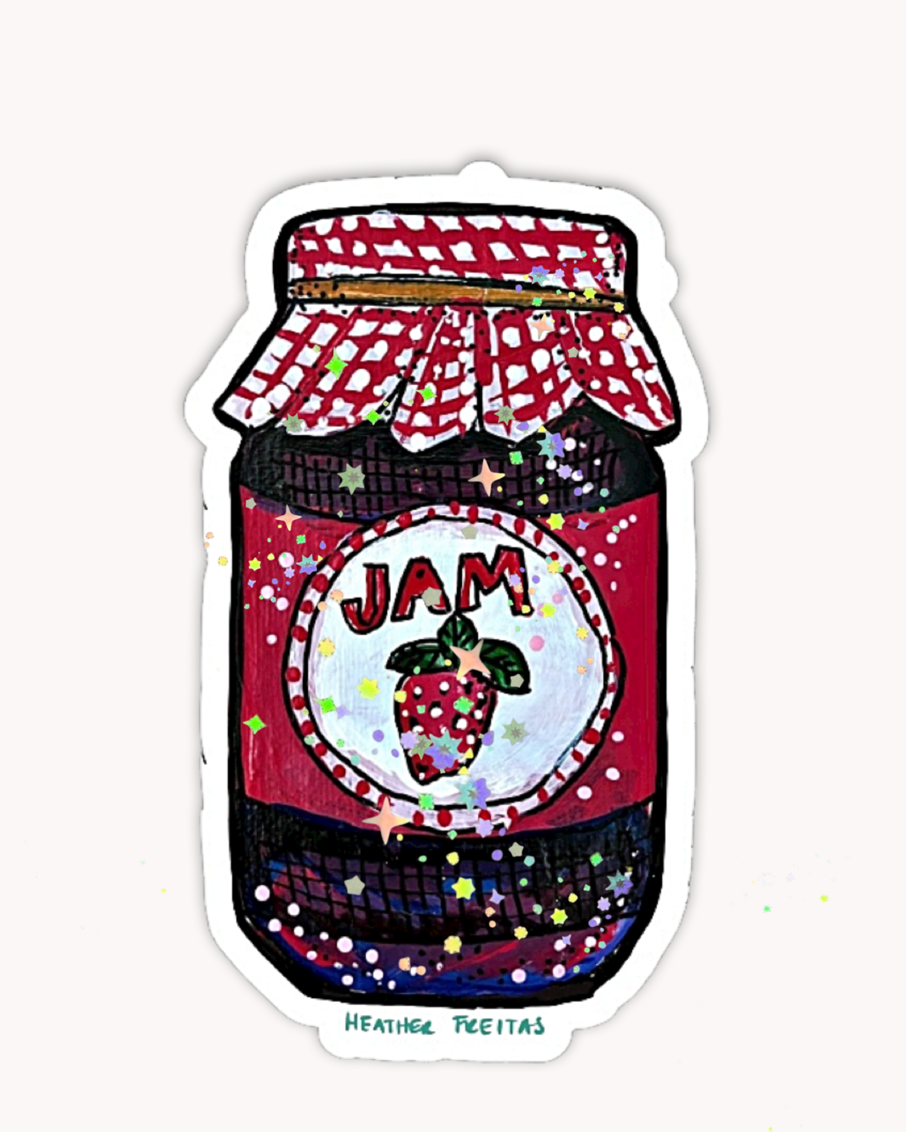 Strawberry Jam Sticker