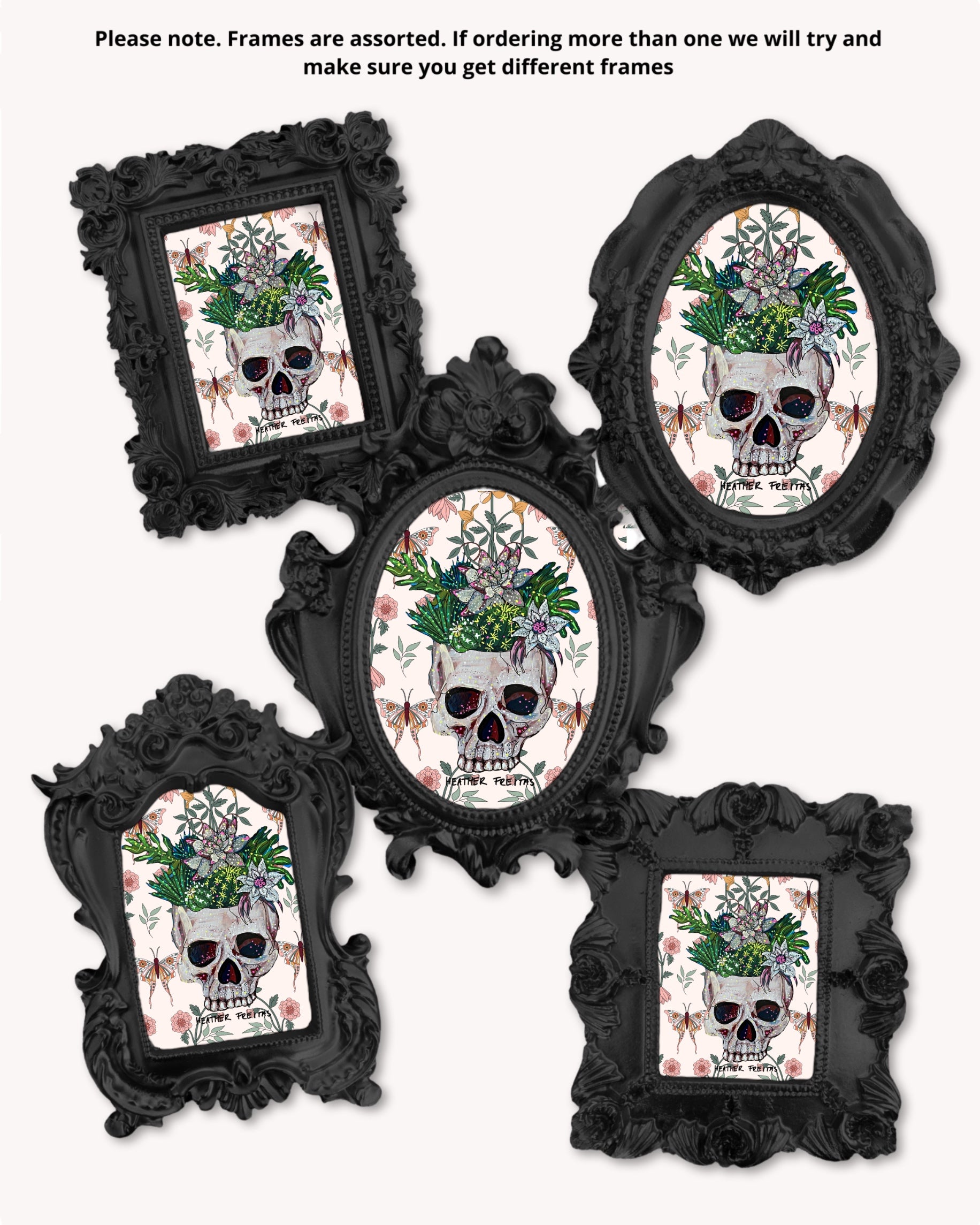 Desert Bloom - Mini framed print