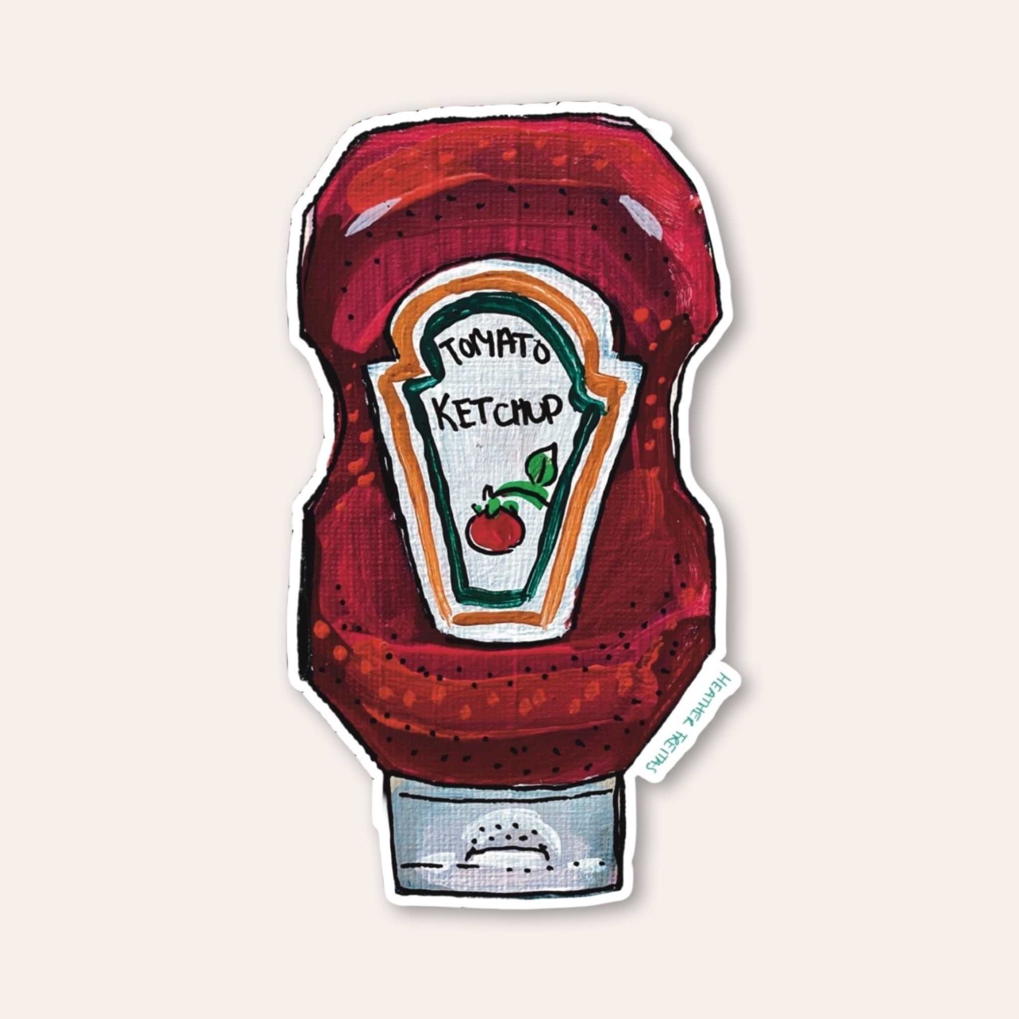 Ketchup Sticker
