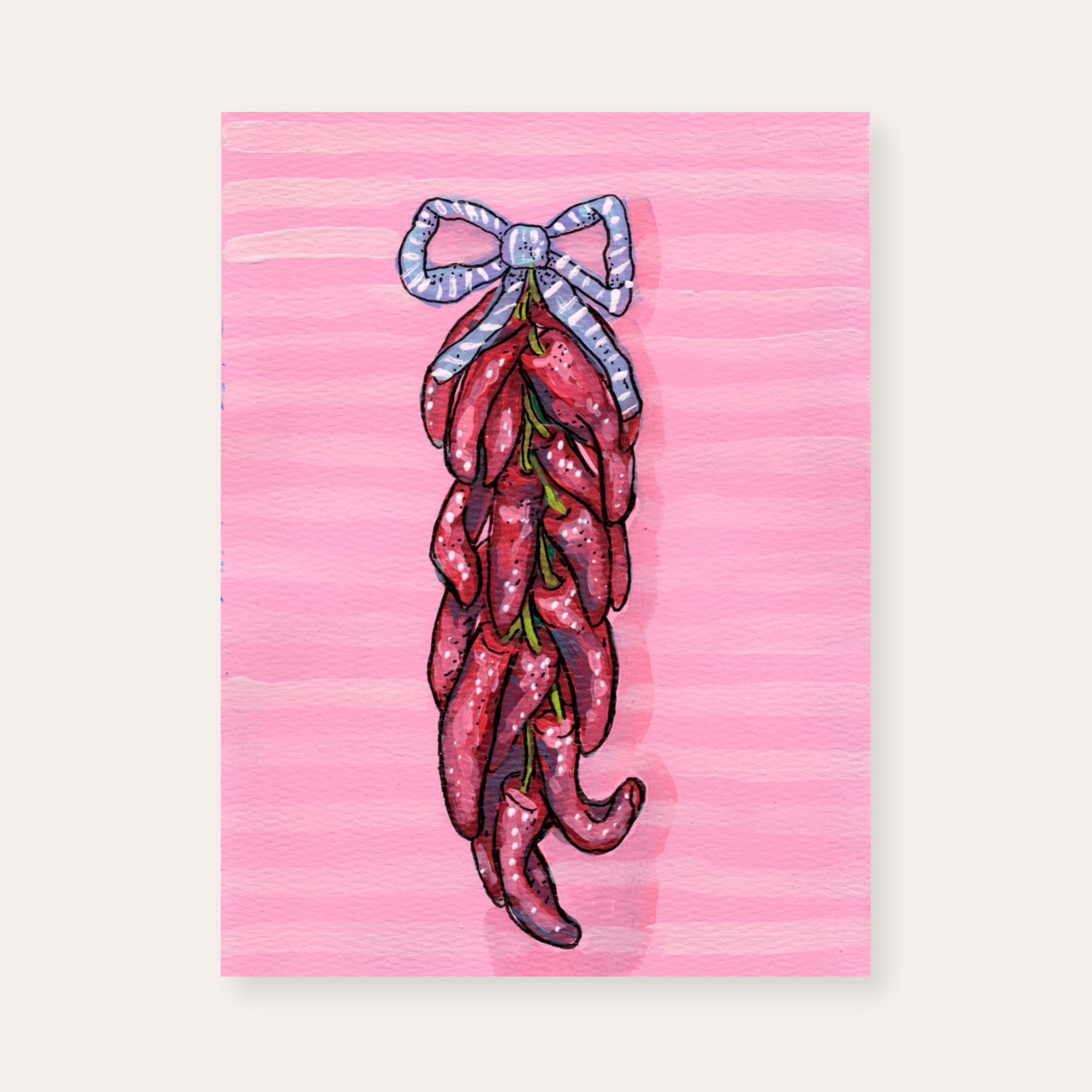 Dries Chilis ( original painting )