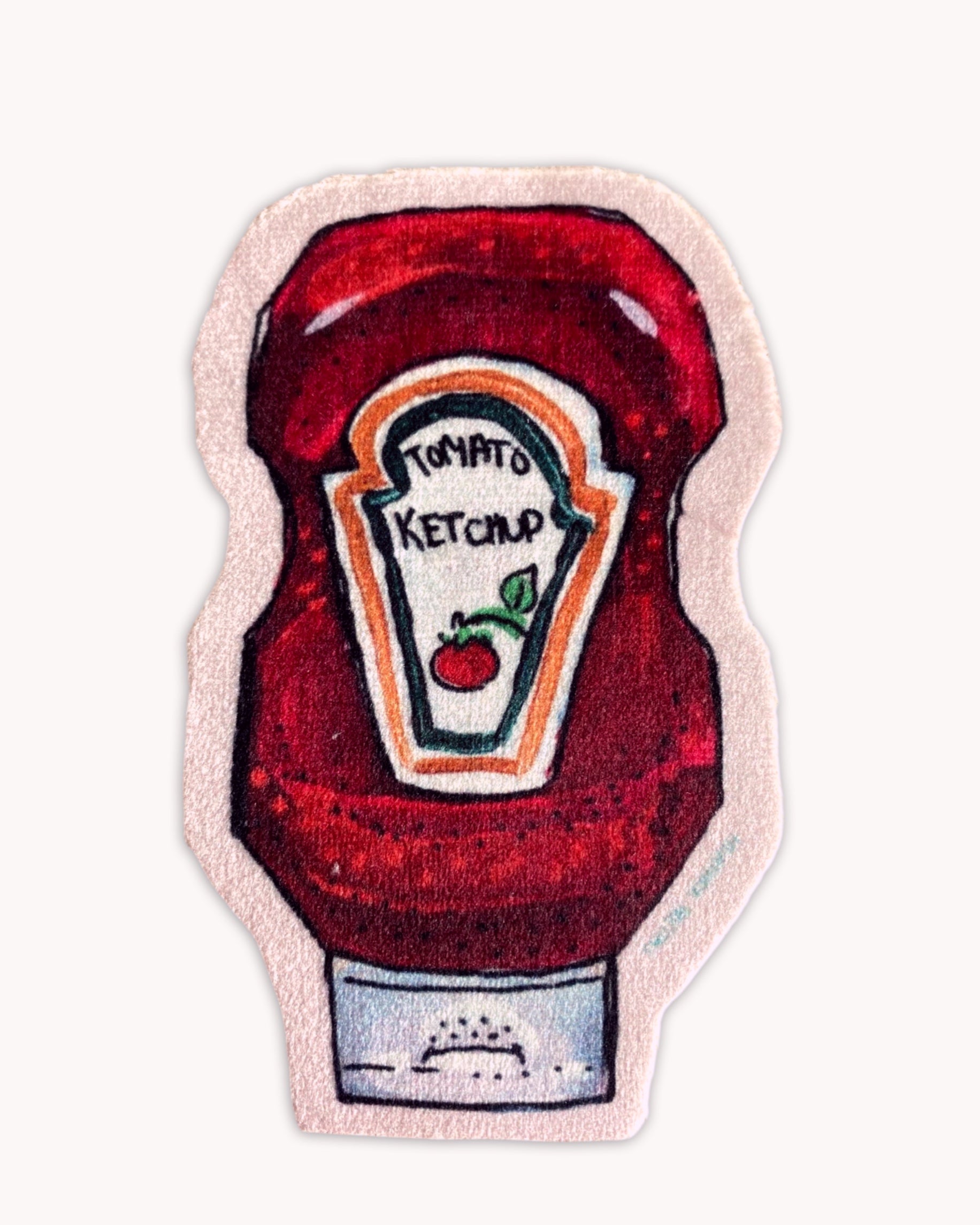 Ketchup - Sew On Velveteen Patch