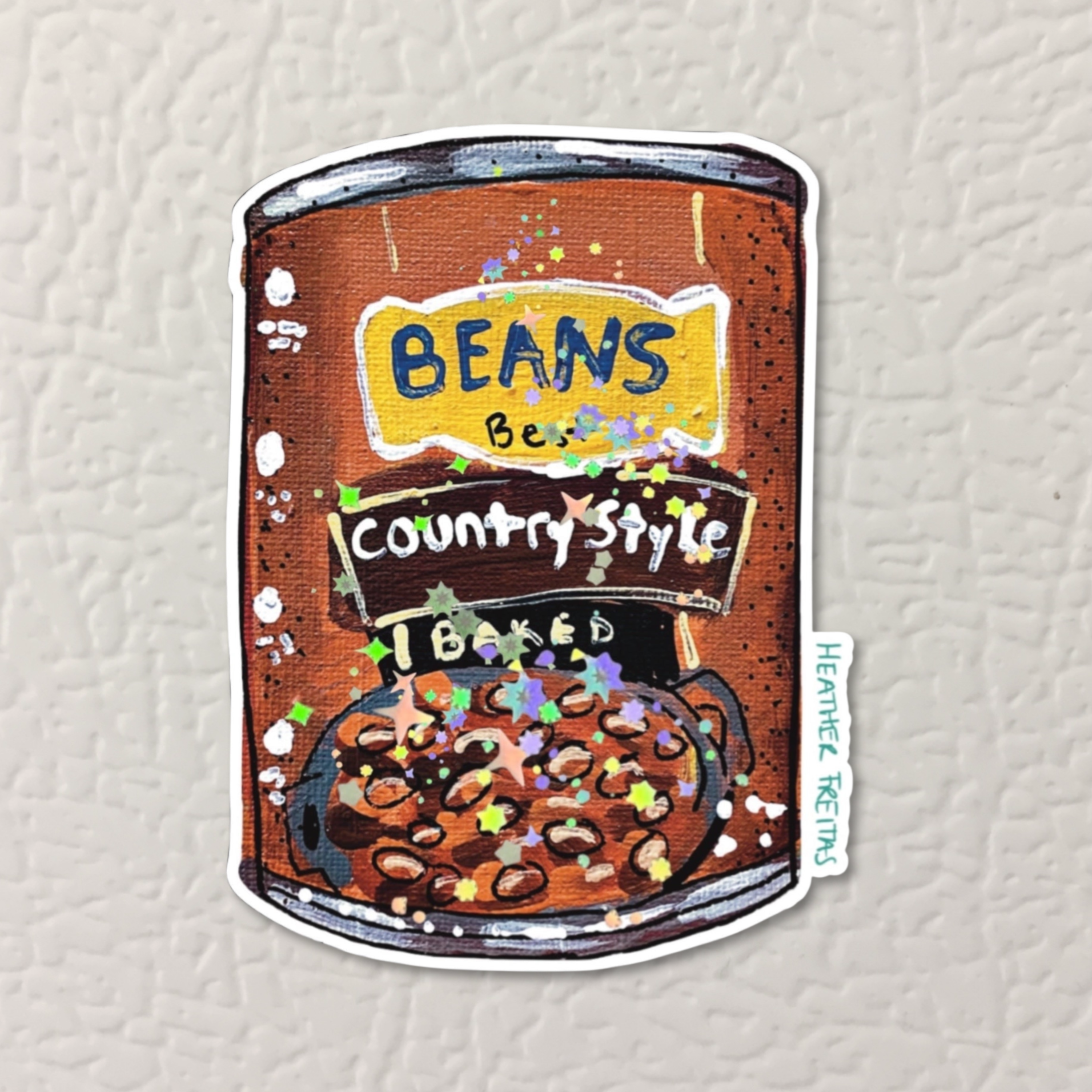 Baked Beans Magnet ( Die-Cut )