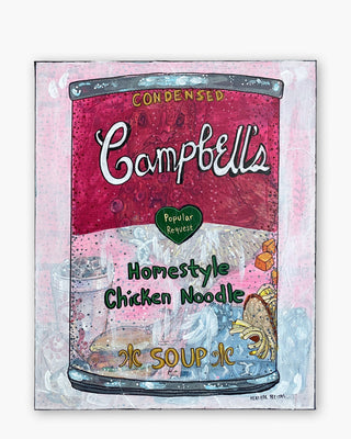 Homestyle Chicken Noodle Soup ( Original Painting )