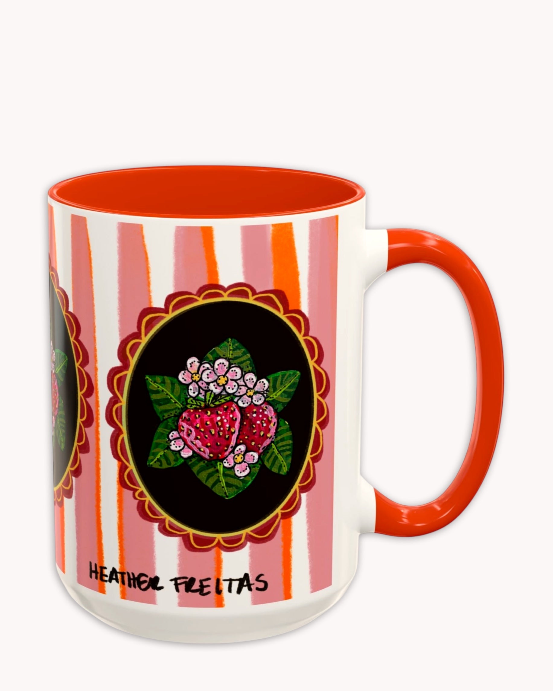 Strawberry Coffee Mug 15oz