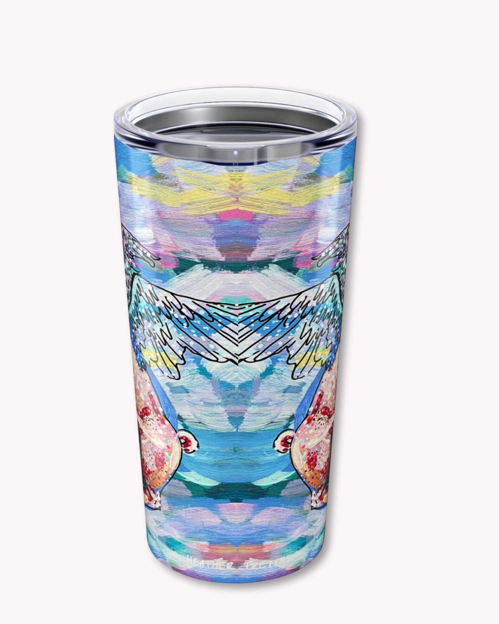 Pastel Flying Pig 20oz Tumbler
