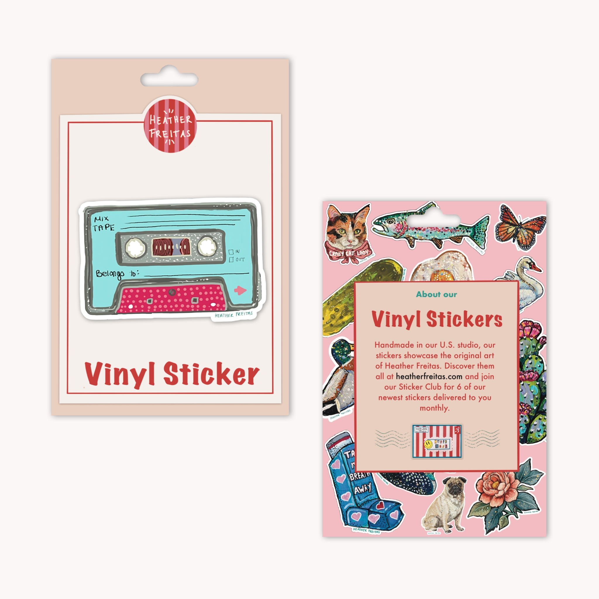 Teal Mixtape Sticker