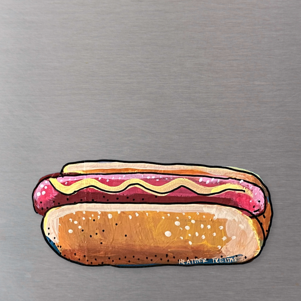 Hot Dog Magnet ( Die-Cut )