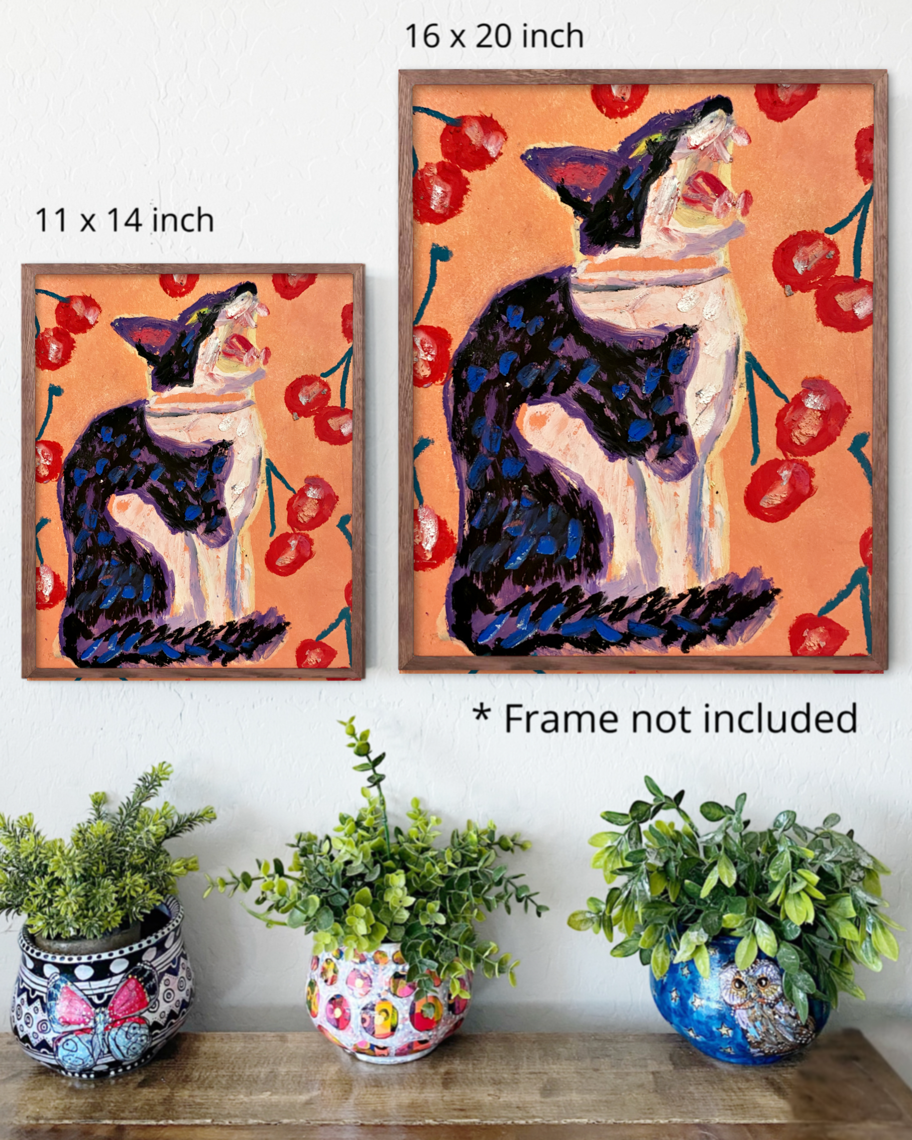 Cherry Bomb Cat - Limited Edition Print