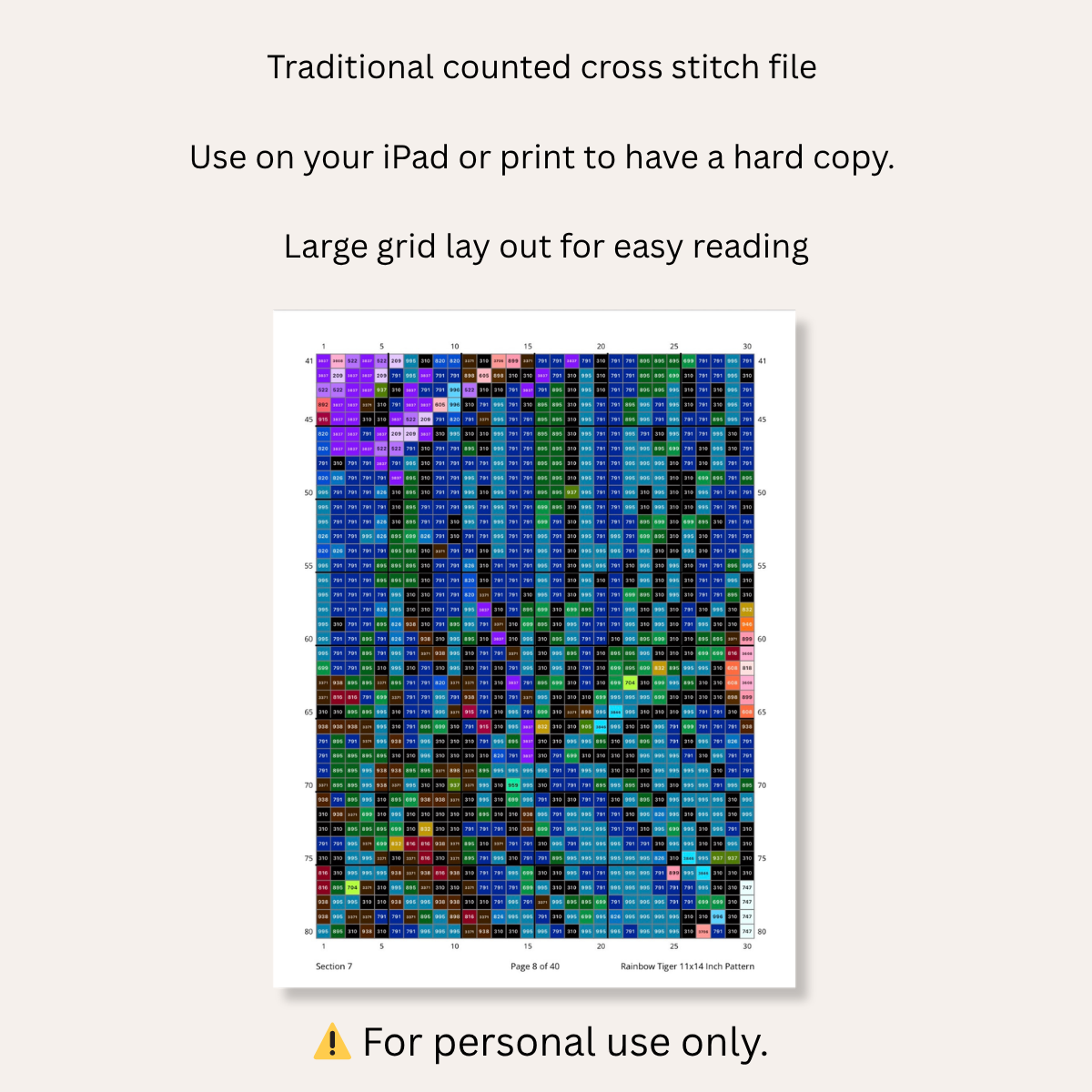 Airedale Terrier Counted Cross Stitch Pattern ( Digital Download )
