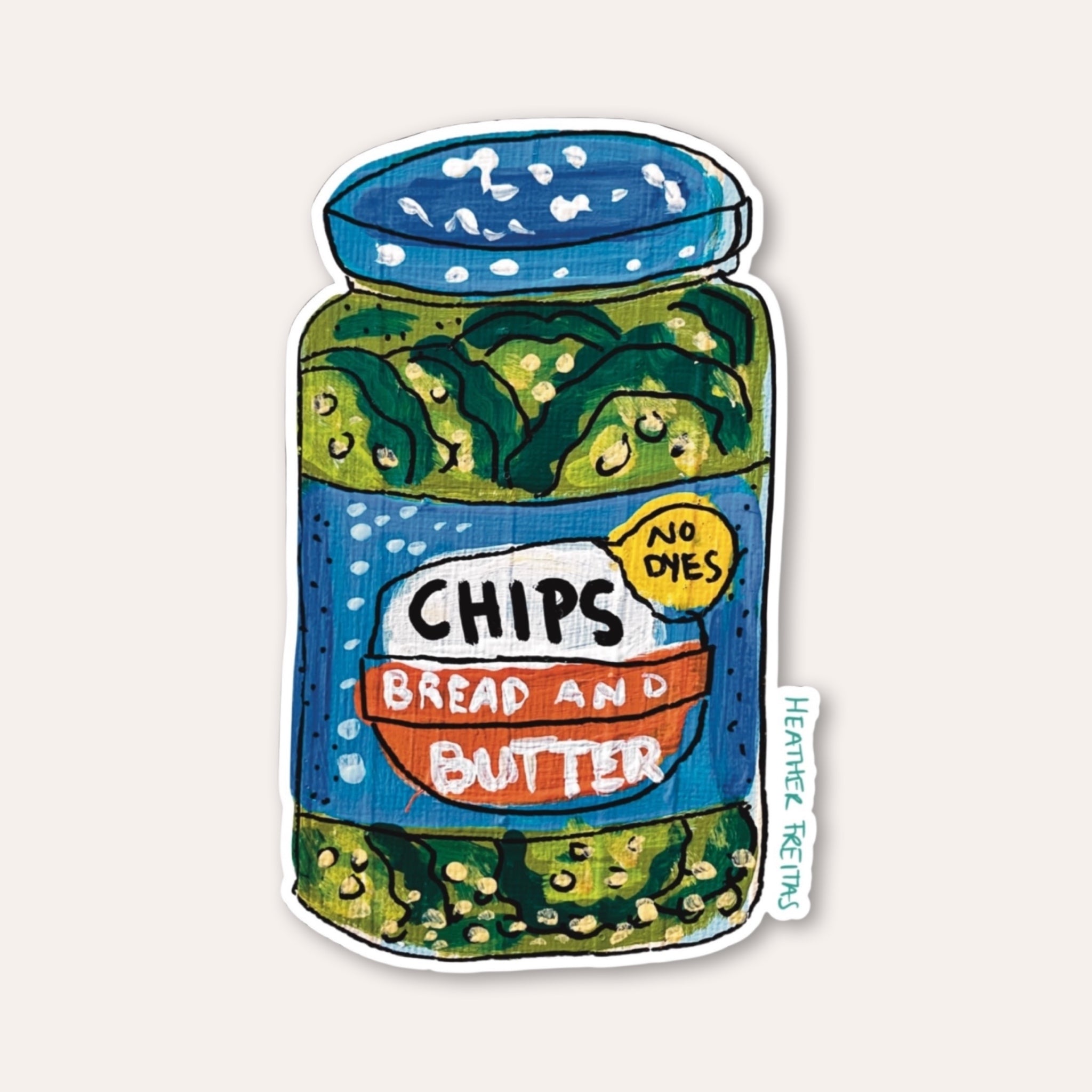 Bread & Butter Chips Sticker