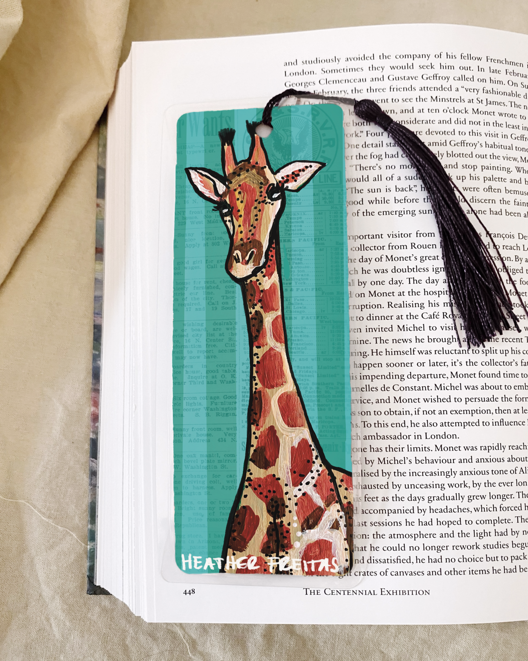 Giraffe Bookmark