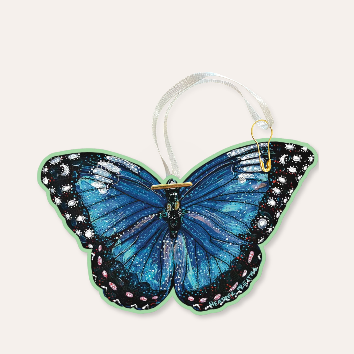 Blue Butterfly Gift Tag