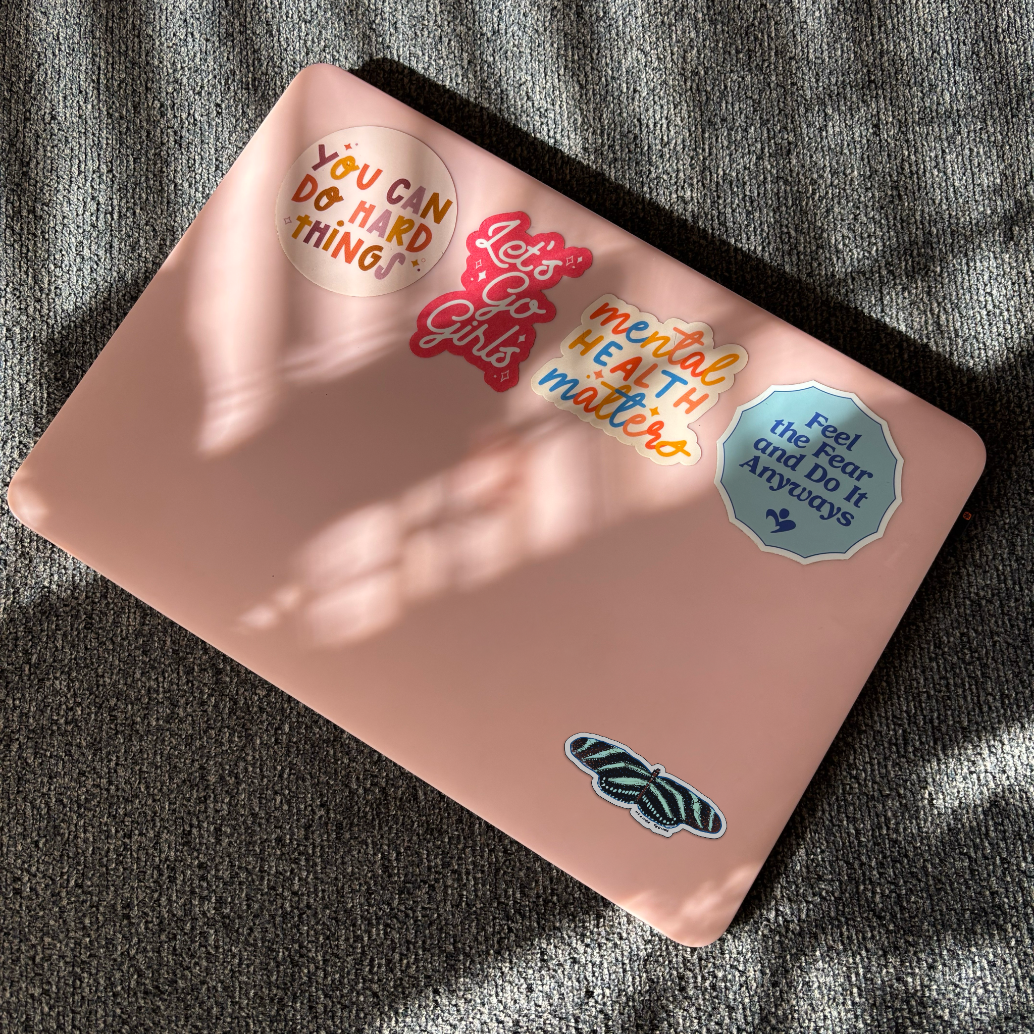 Zebra Longwing Butterfly Sticker