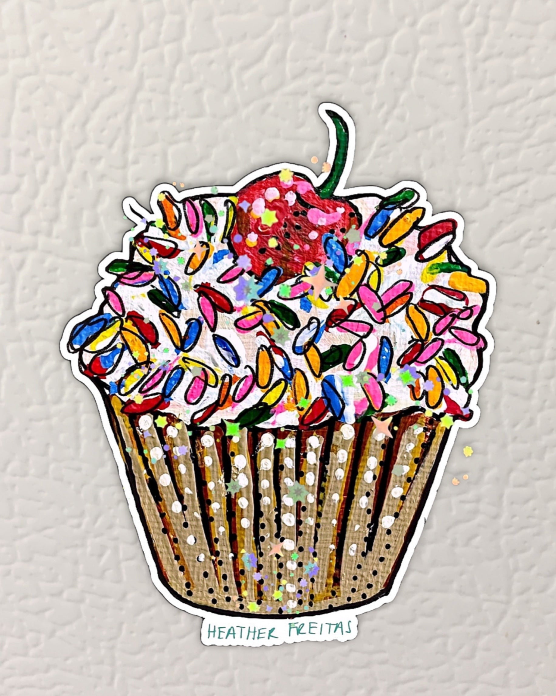 Cupcake Magnet ( Die-Cut )