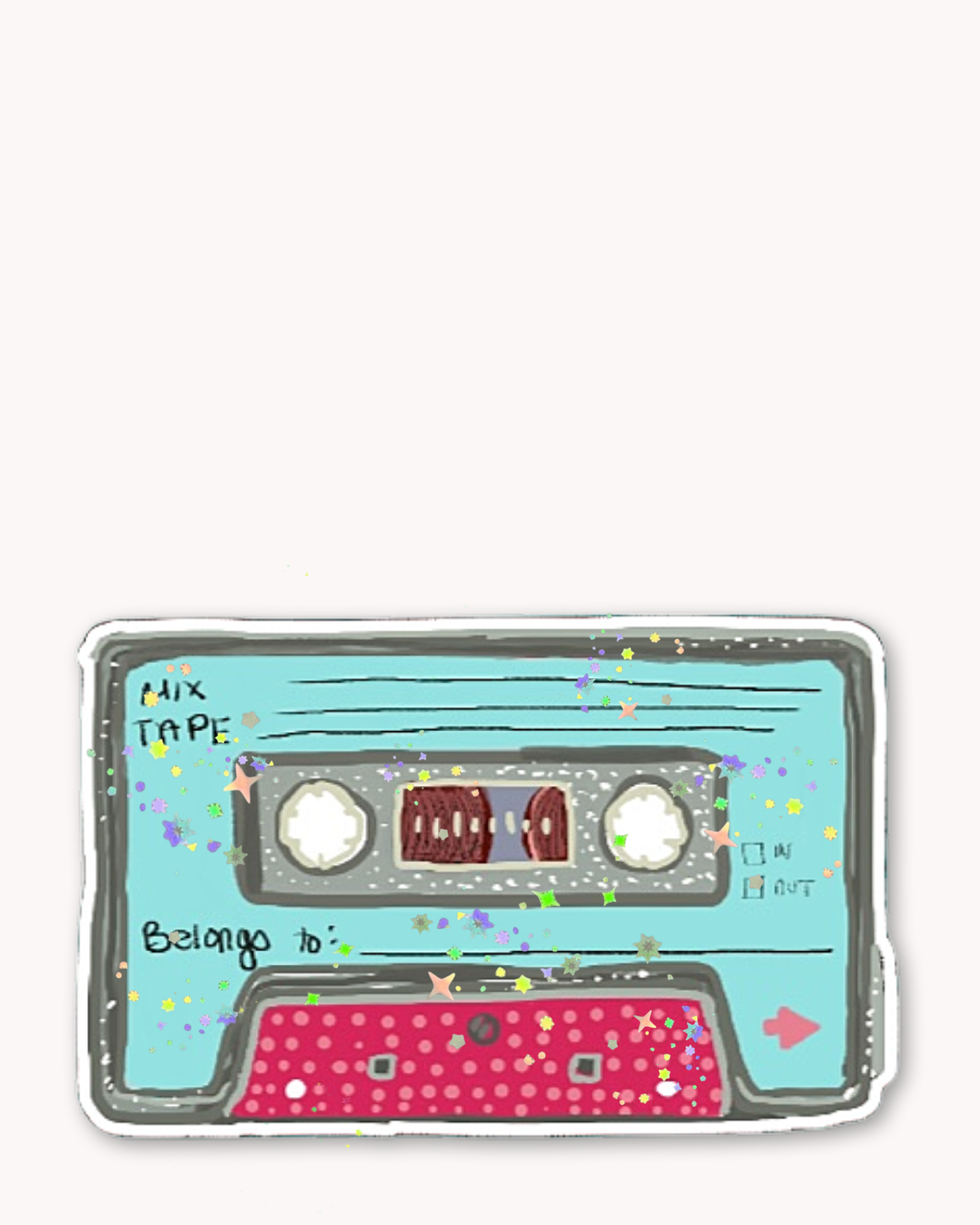 Teal Mixtape Sticker