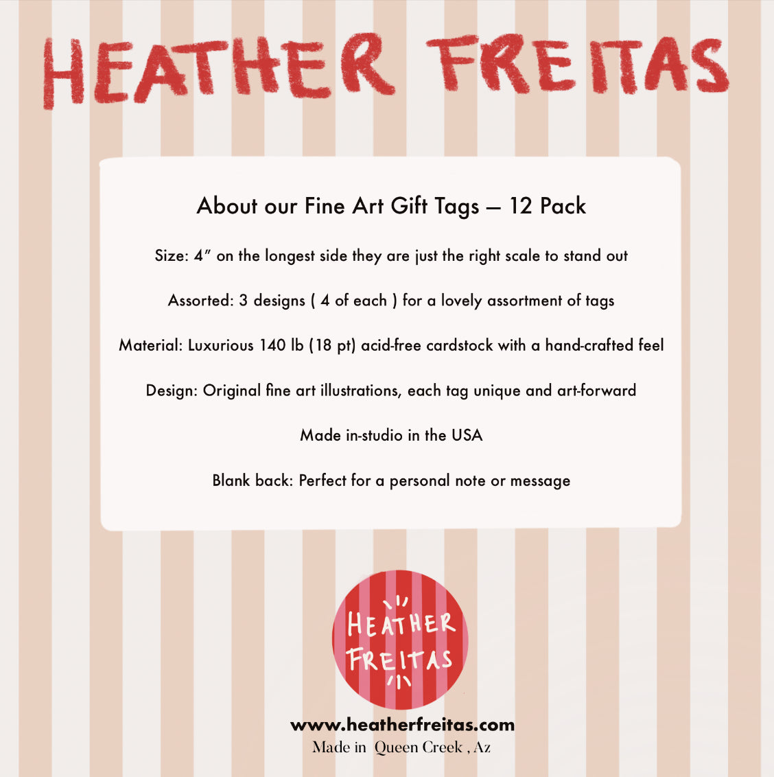 Monet’s Pond Fine Art Gift Tags ( 12 pack )