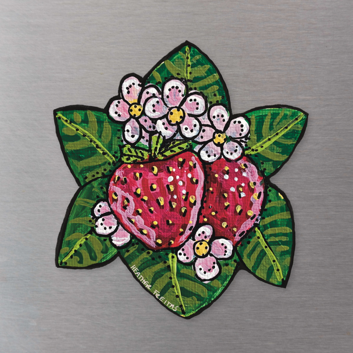 Strawberry Magnet ( Die-Cut )