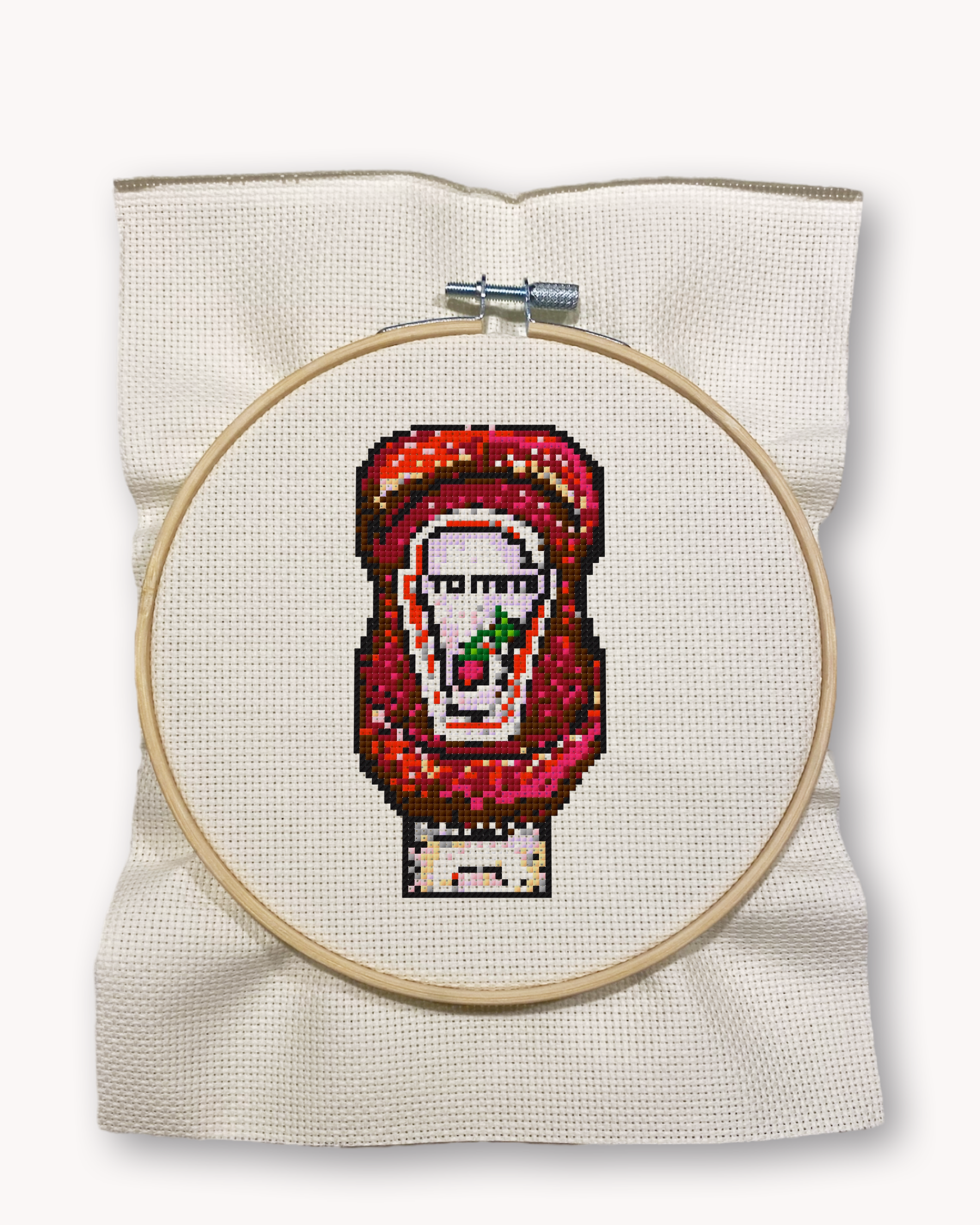 Ketchup Cross Stitch Kit ( LG 5 inch )