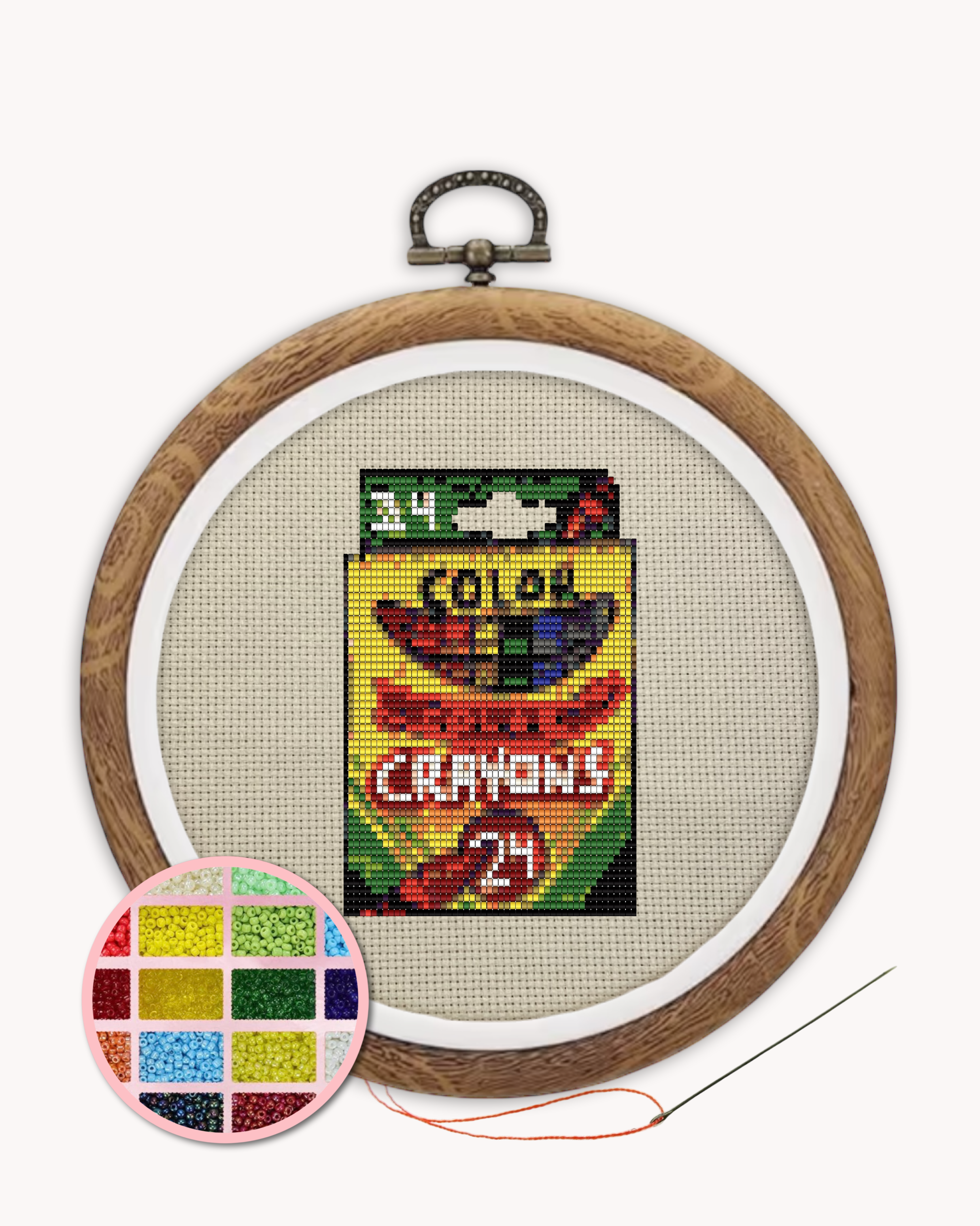 Color Beaded Art Kit ( M 4 inch )